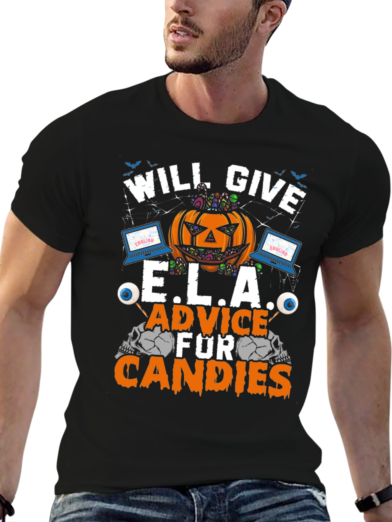 Will Give E.L.A. Advice for Candies Halloween T-Shirt