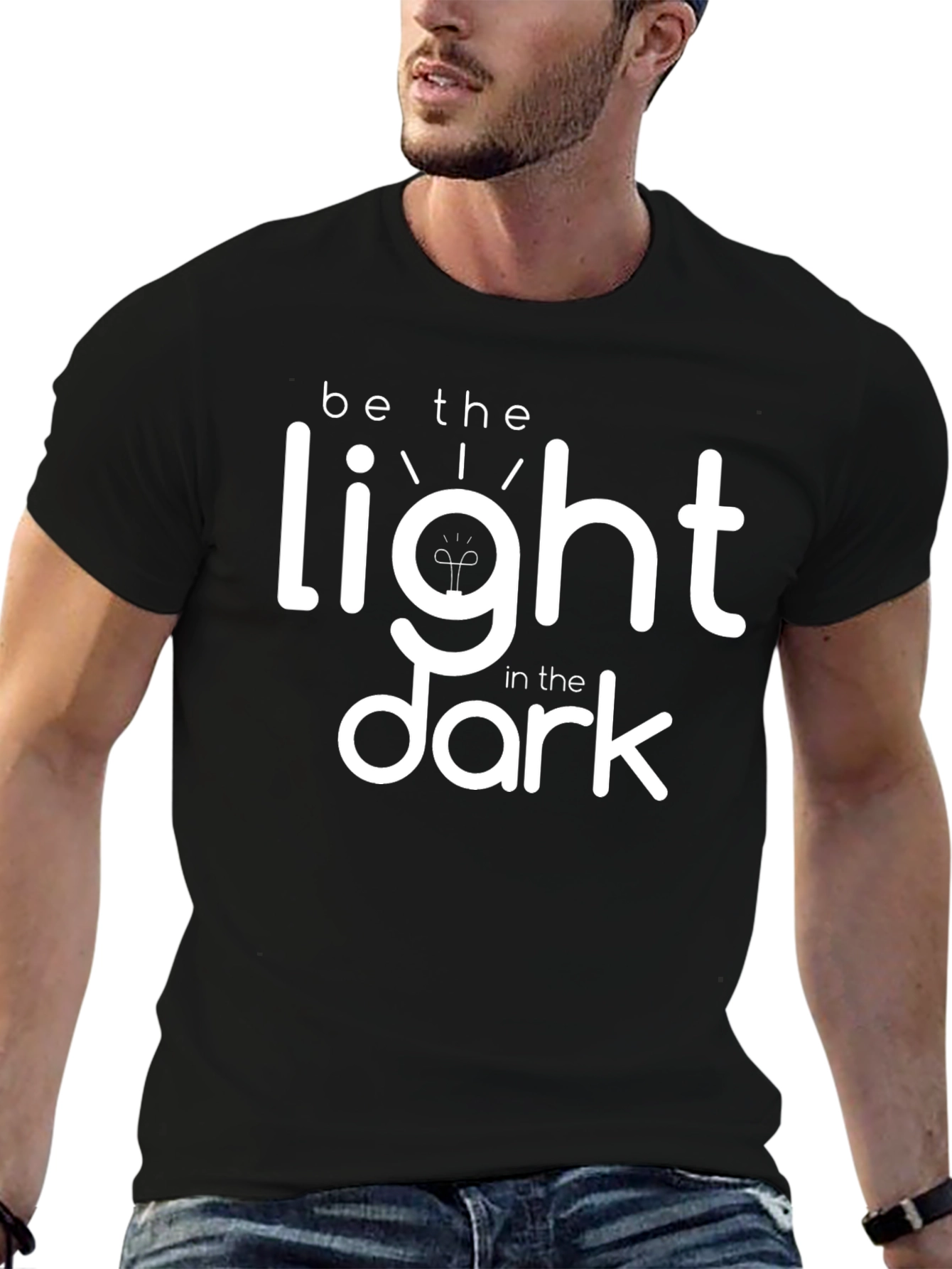 Be the Light T-Shirt - Motivational Graphic Tee