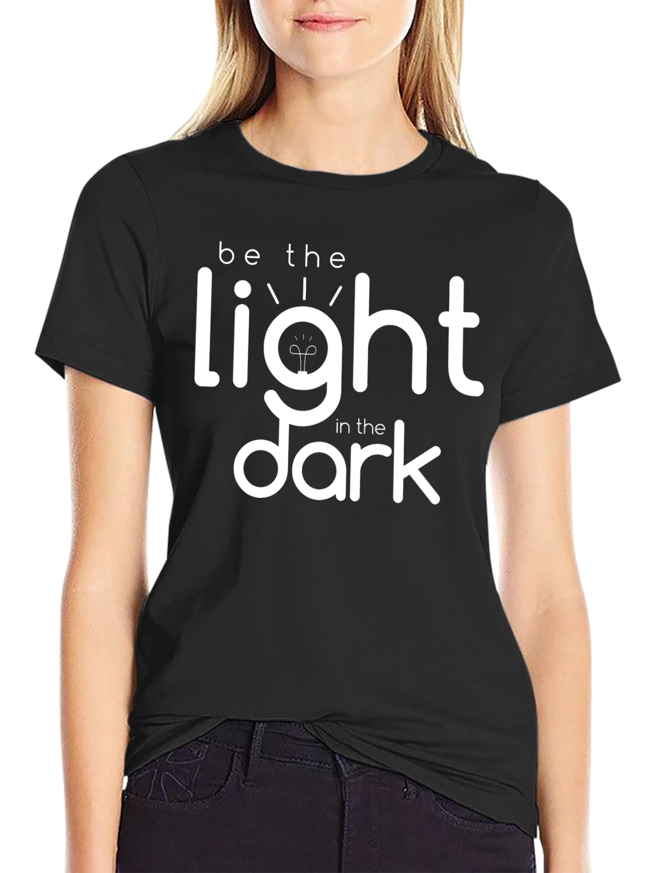 Be the Light T-Shirt - Motivational Graphic Tee