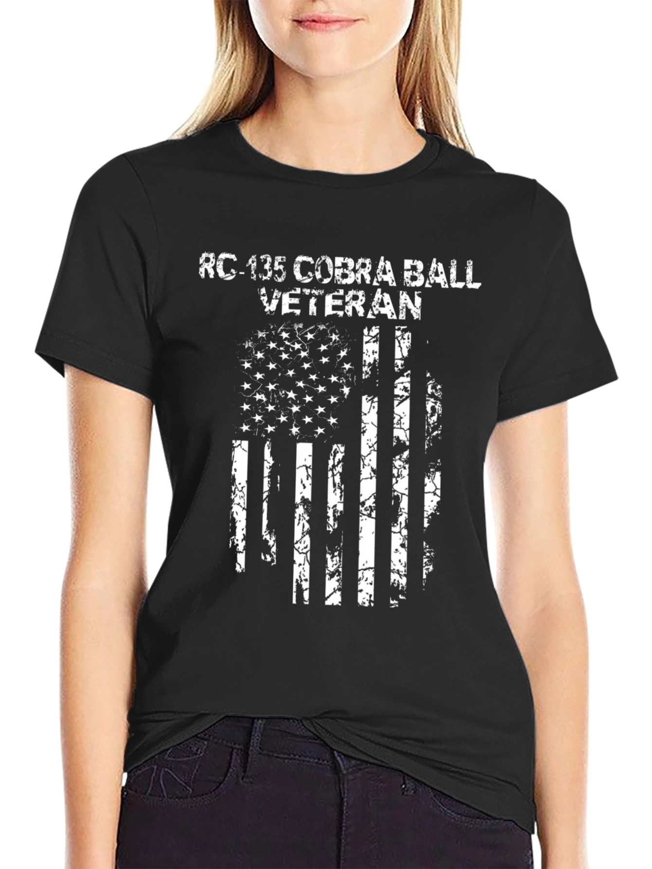 RC-135 Cobra Ball Veteran Flag T-Shirt
