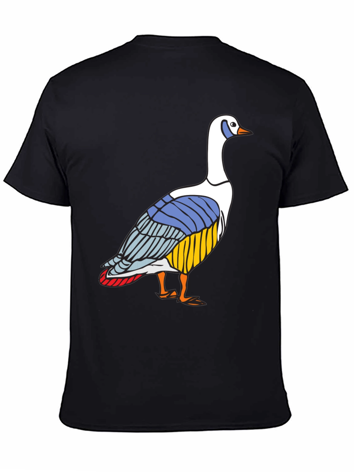 Goose Graphic Tee - Stylish Black Cotton T-Shirt
