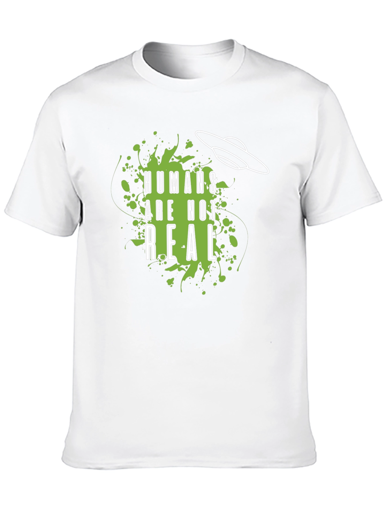 Humans Are Not Real Graphic Tee