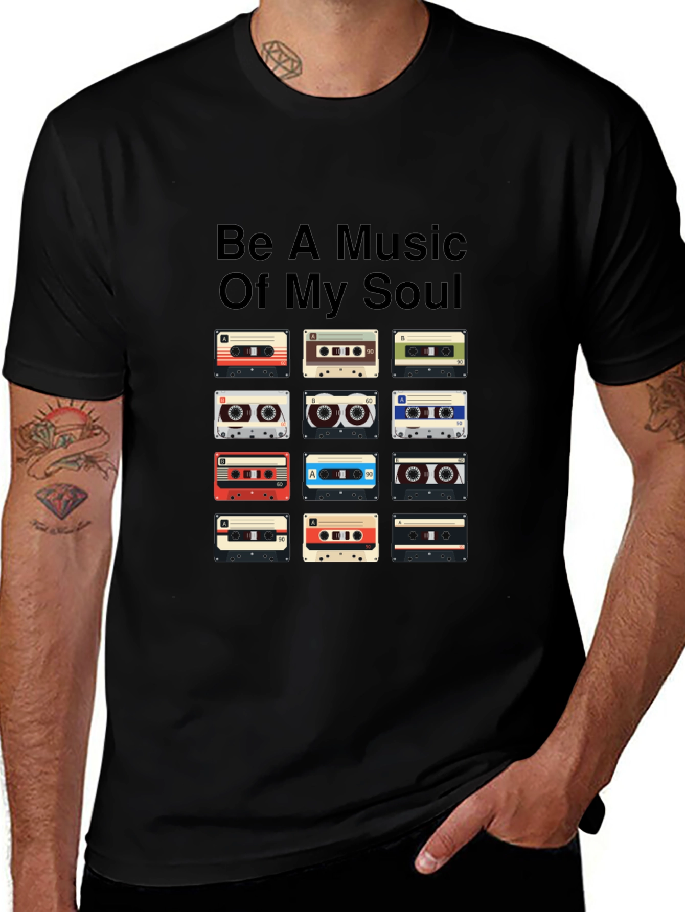 Music Cassette Tape Graphic Tee