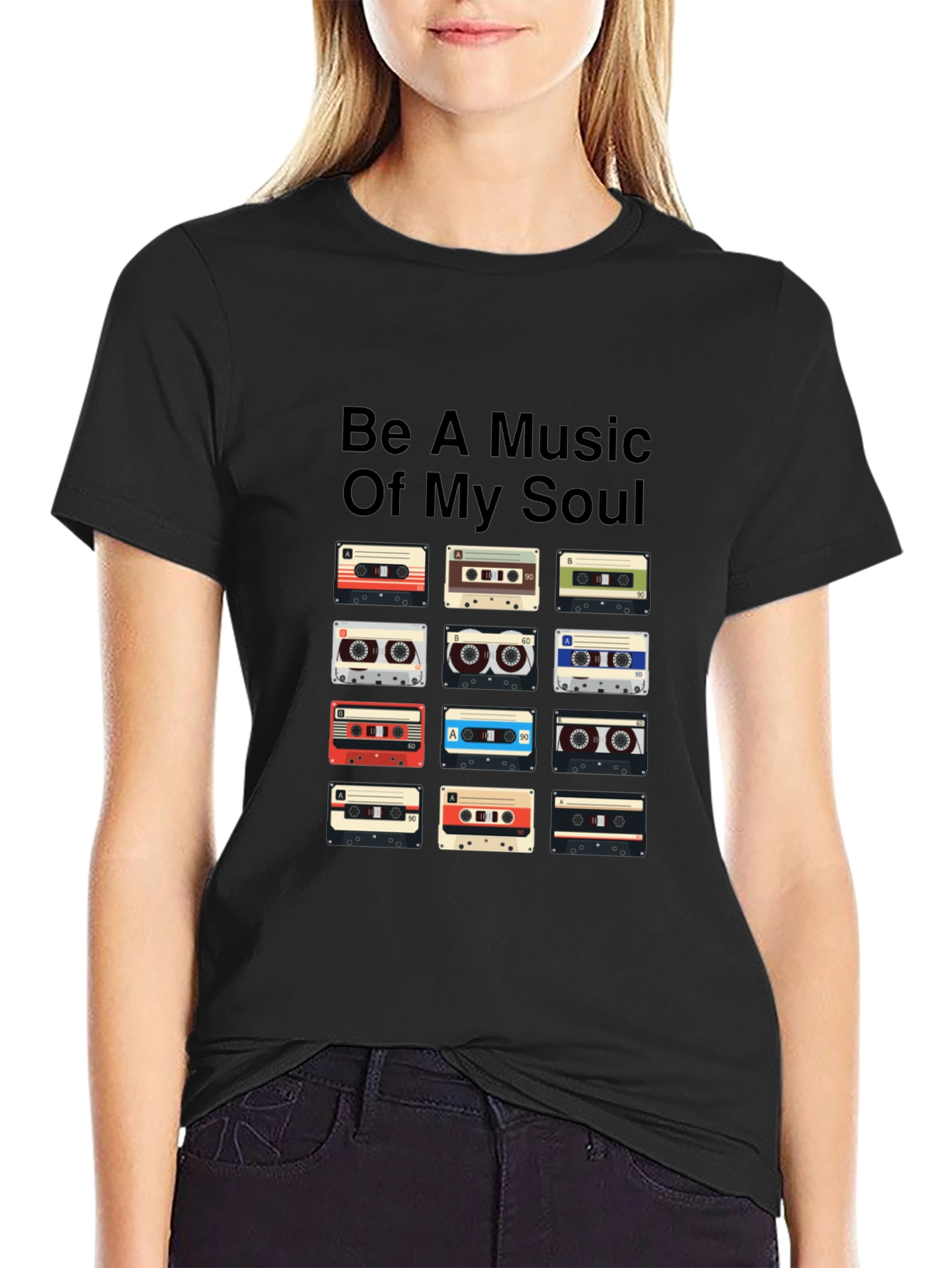 Music Cassette Tape Graphic Tee