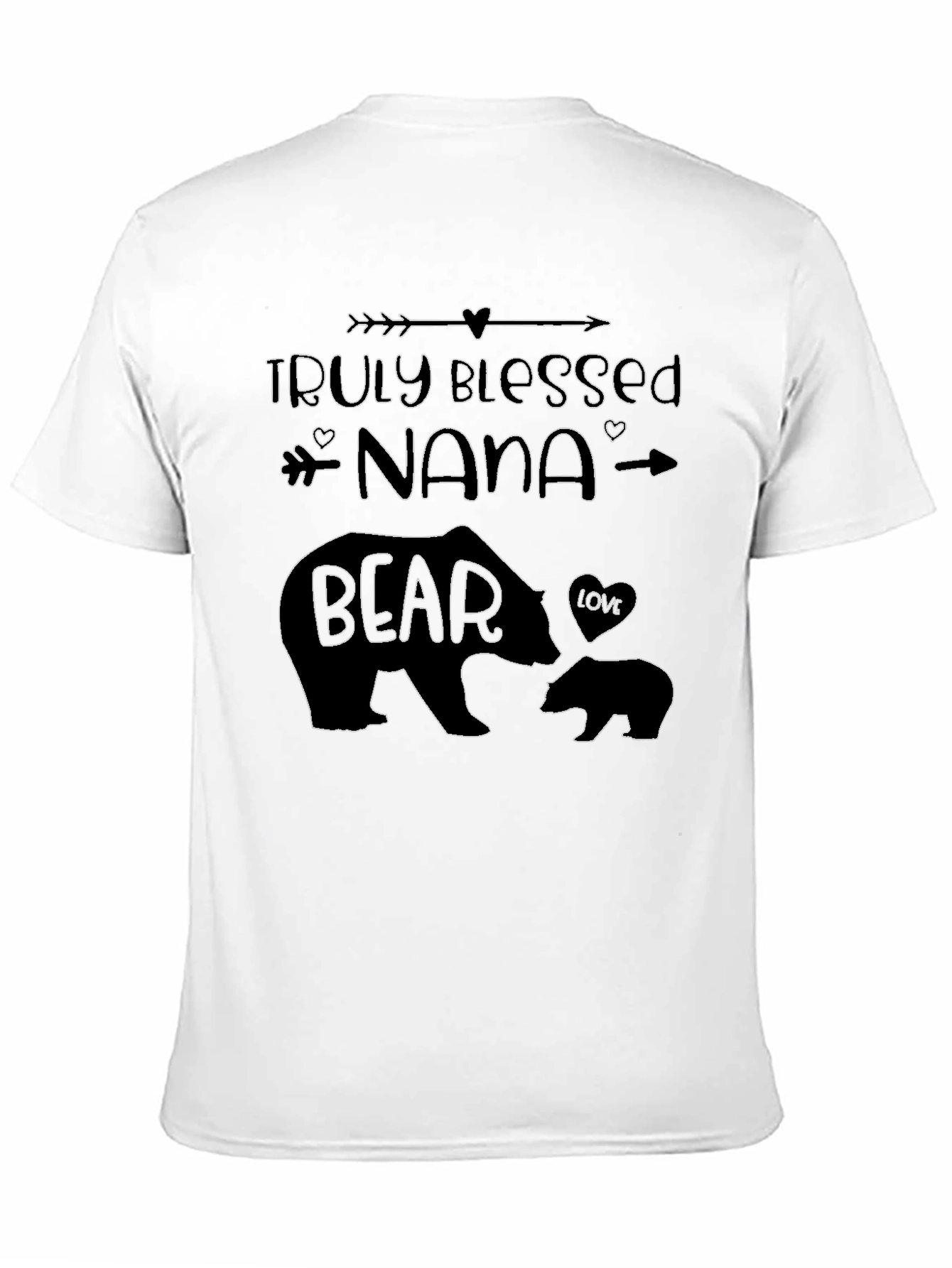 Truly Blessed Nana Bear Graphic T-Shirt