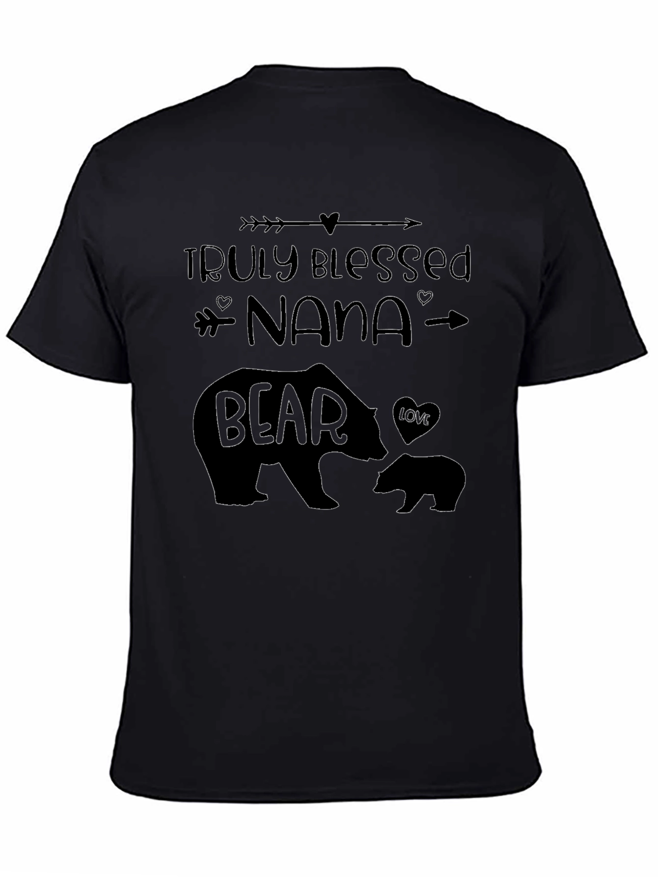 Truly Blessed Nana Bear Graphic T-Shirt