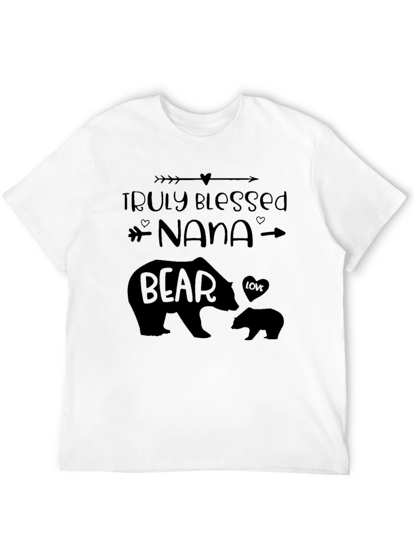Truly Blessed Nana Bear Graphic T-Shirt