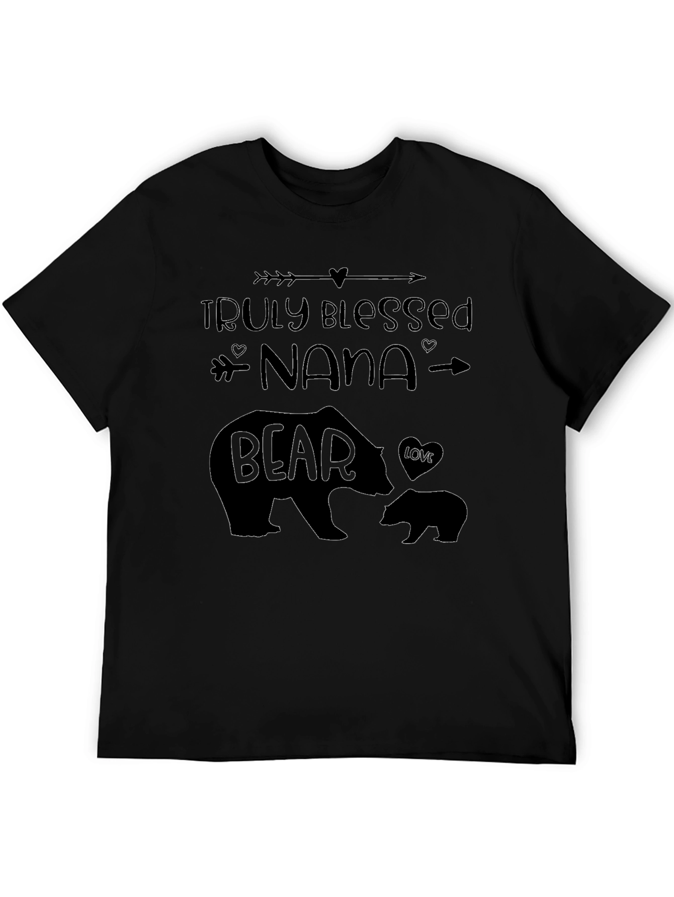 Truly Blessed Nana Bear Graphic T-Shirt