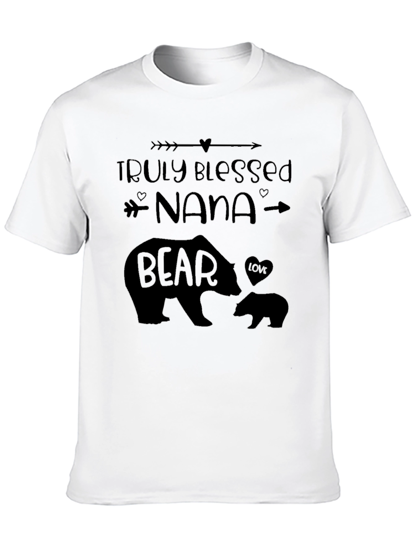 Truly Blessed Nana Bear Graphic T-Shirt