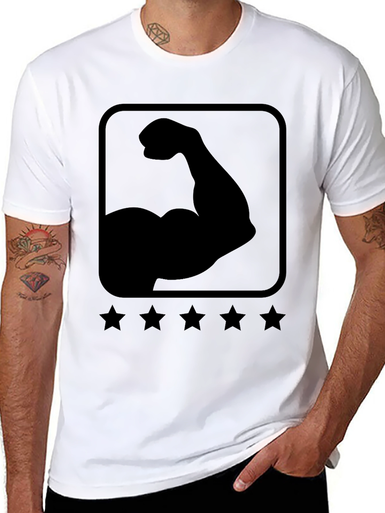 Muscle Flex T-Shirt - Gym Workout Tee