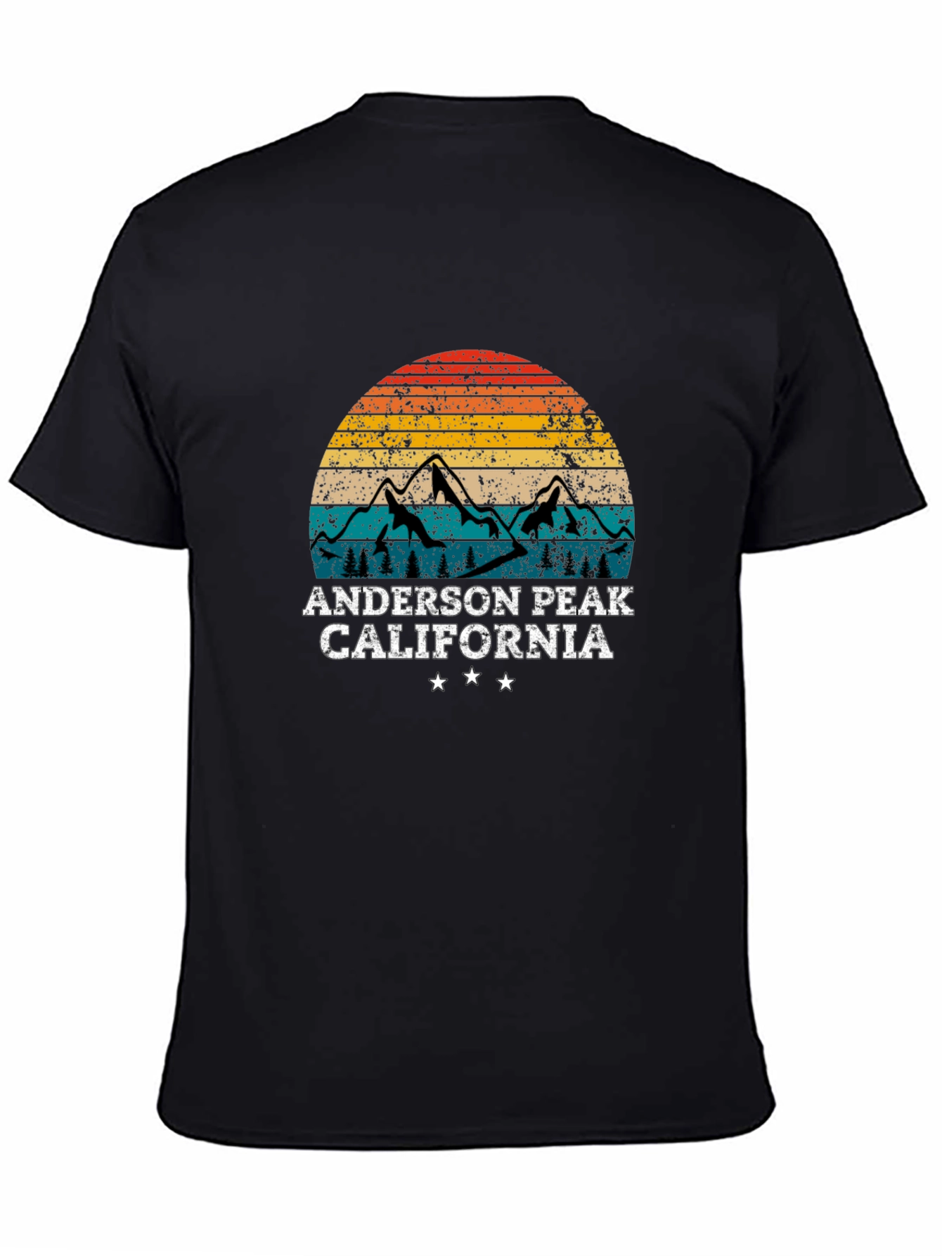 Anderson Peak California Retro Style T-Shirt
