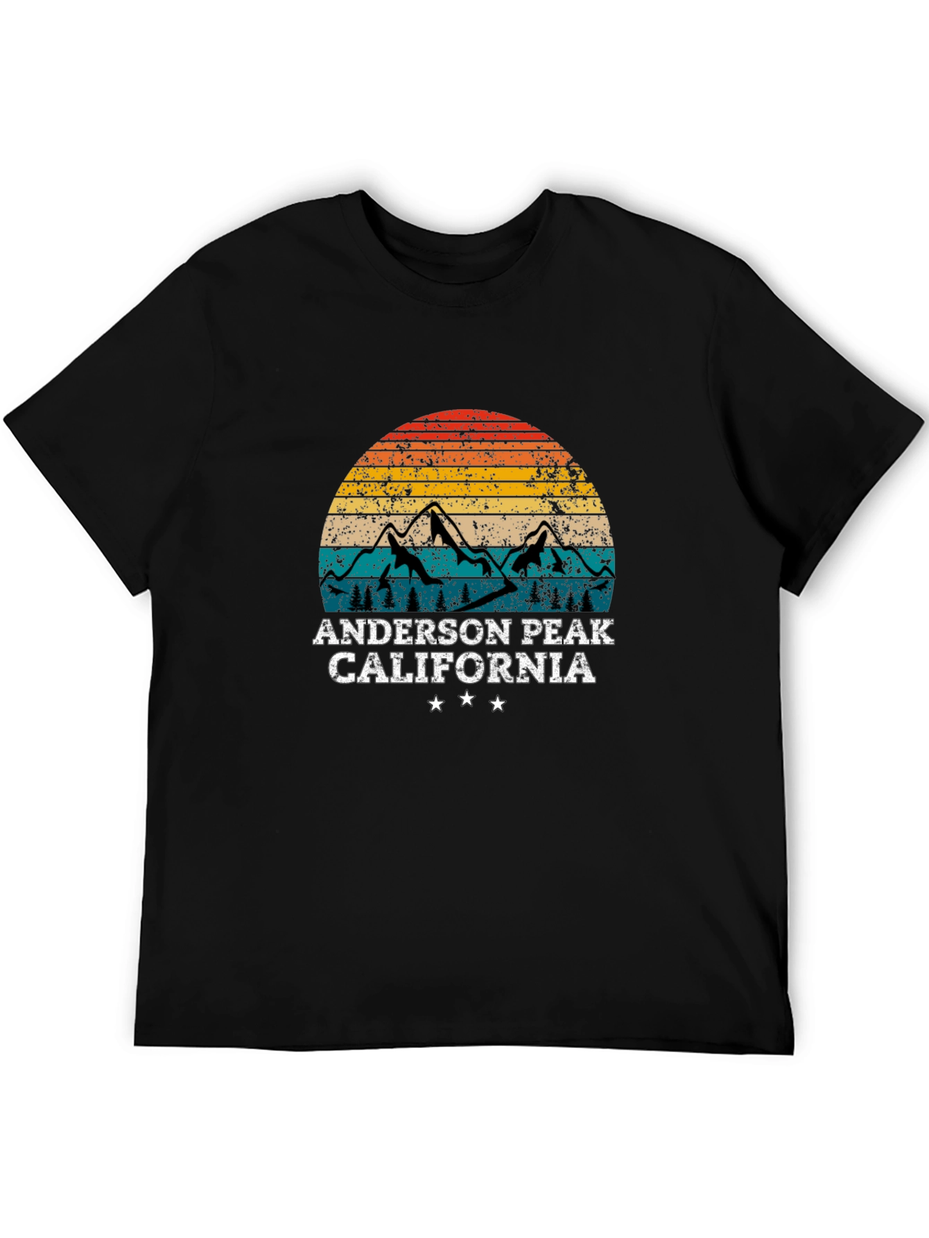 Anderson Peak California Retro Style T-Shirt