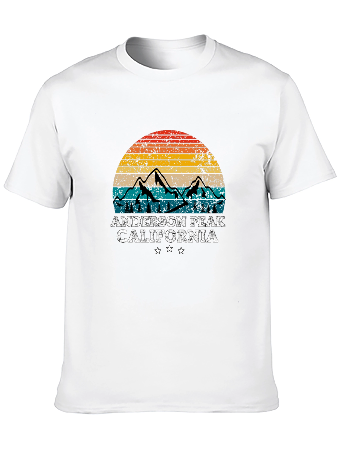 Anderson Peak California Retro Style T-Shirt