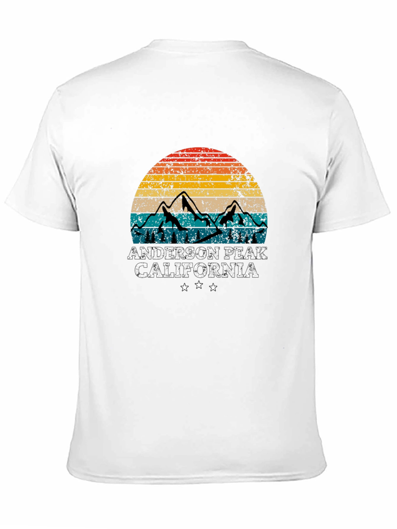 Anderson Peak California Retro Style T-Shirt
