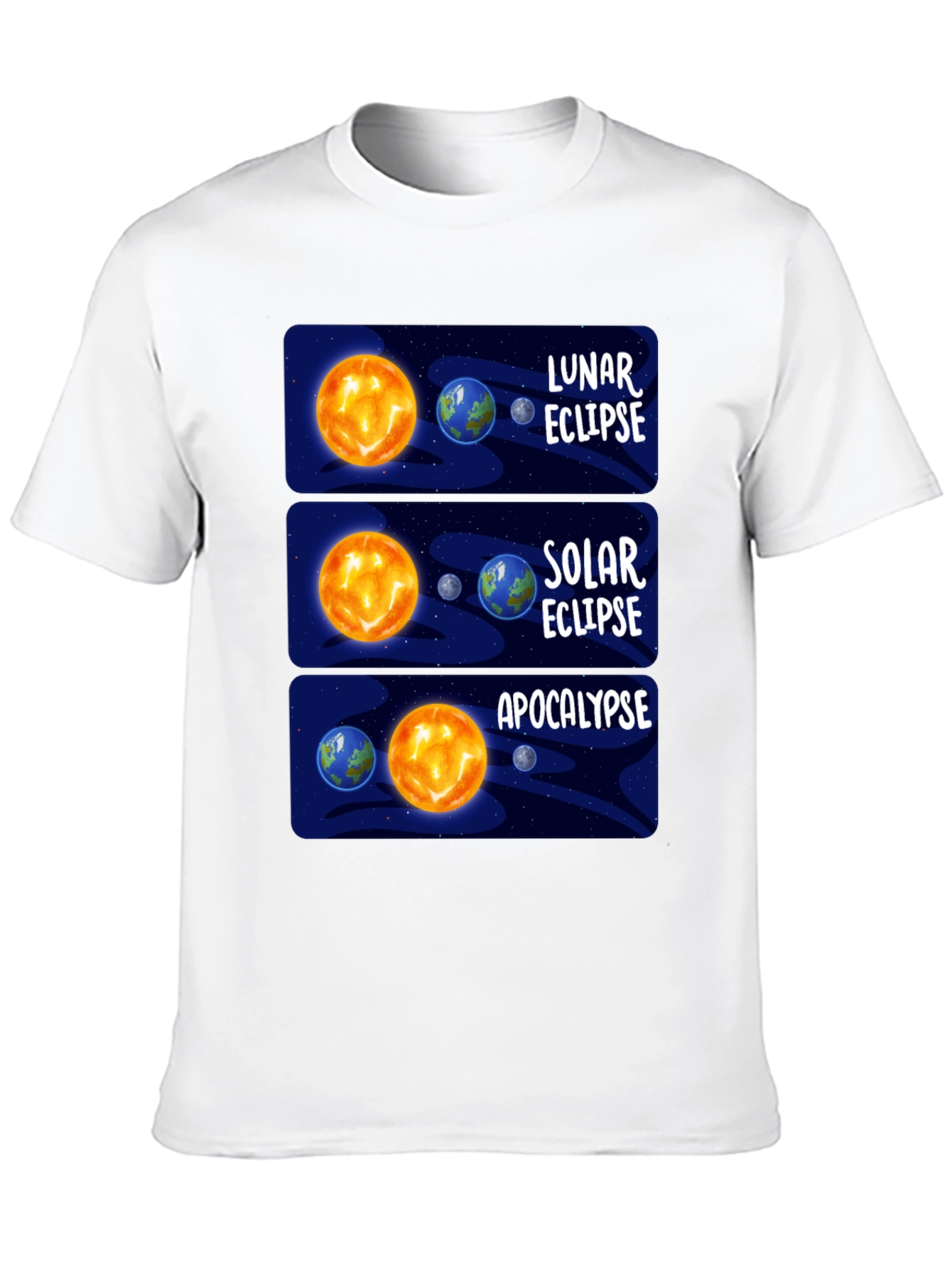 Eclipse T-Shirt: Lunar Solar Apocalypse