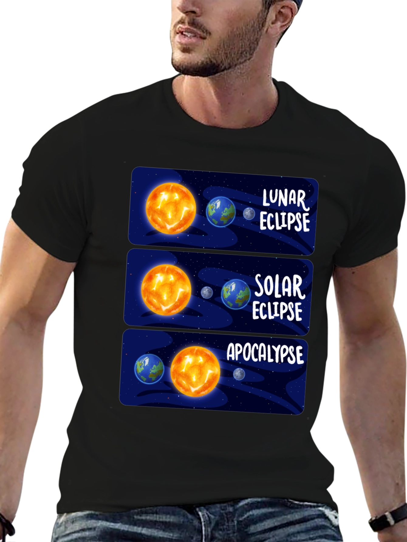 Eclipse T-Shirt: Lunar Solar Apocalypse