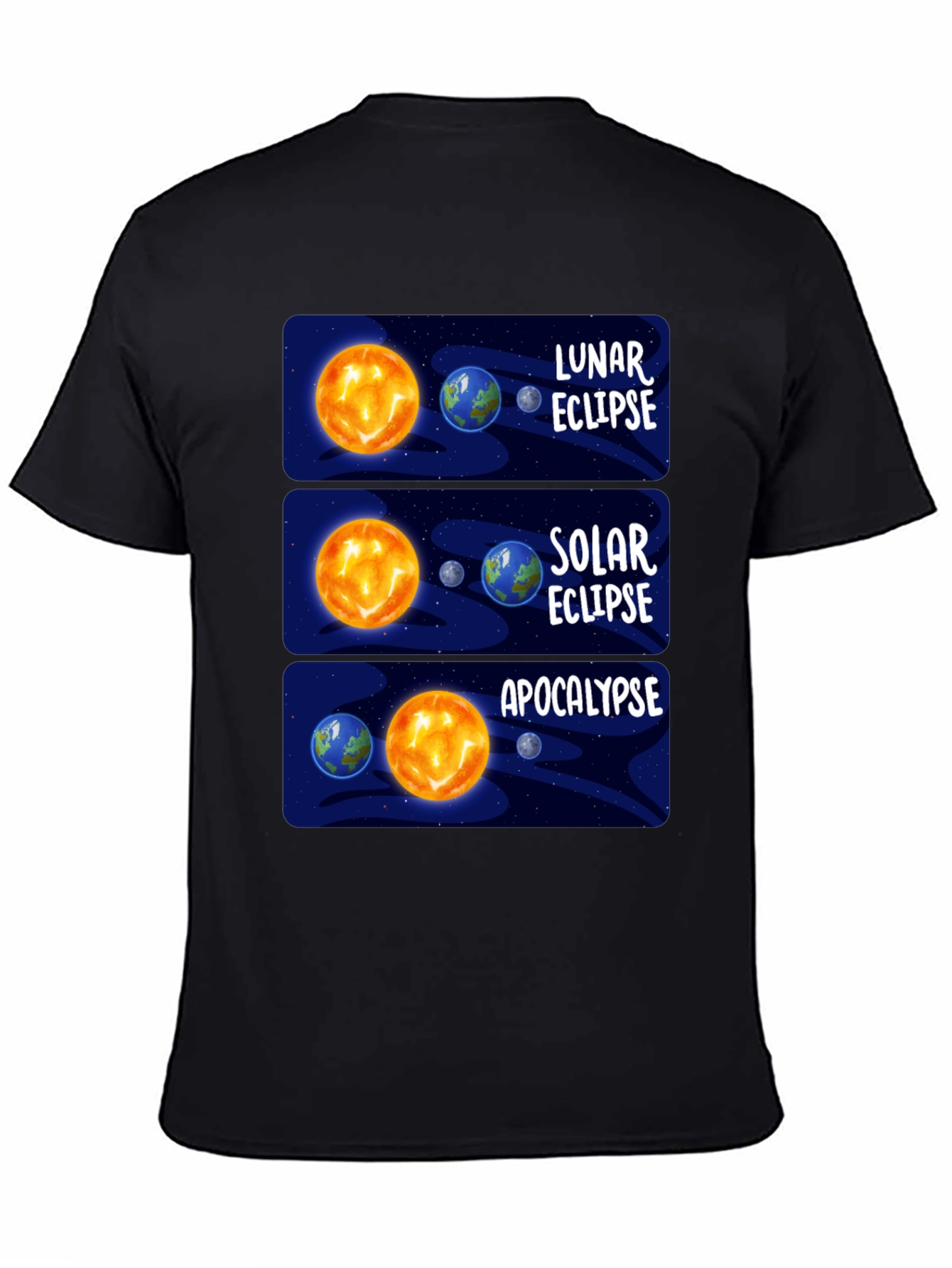 Eclipse T-Shirt: Lunar Solar Apocalypse
