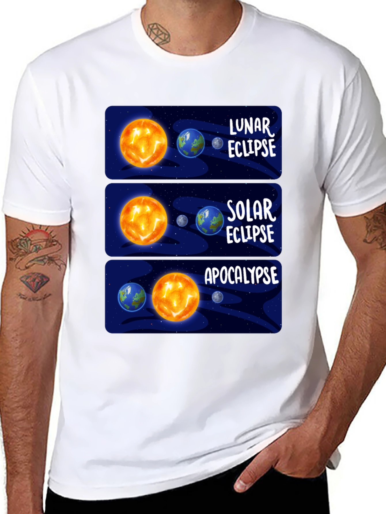 Eclipse T-Shirt: Lunar Solar Apocalypse