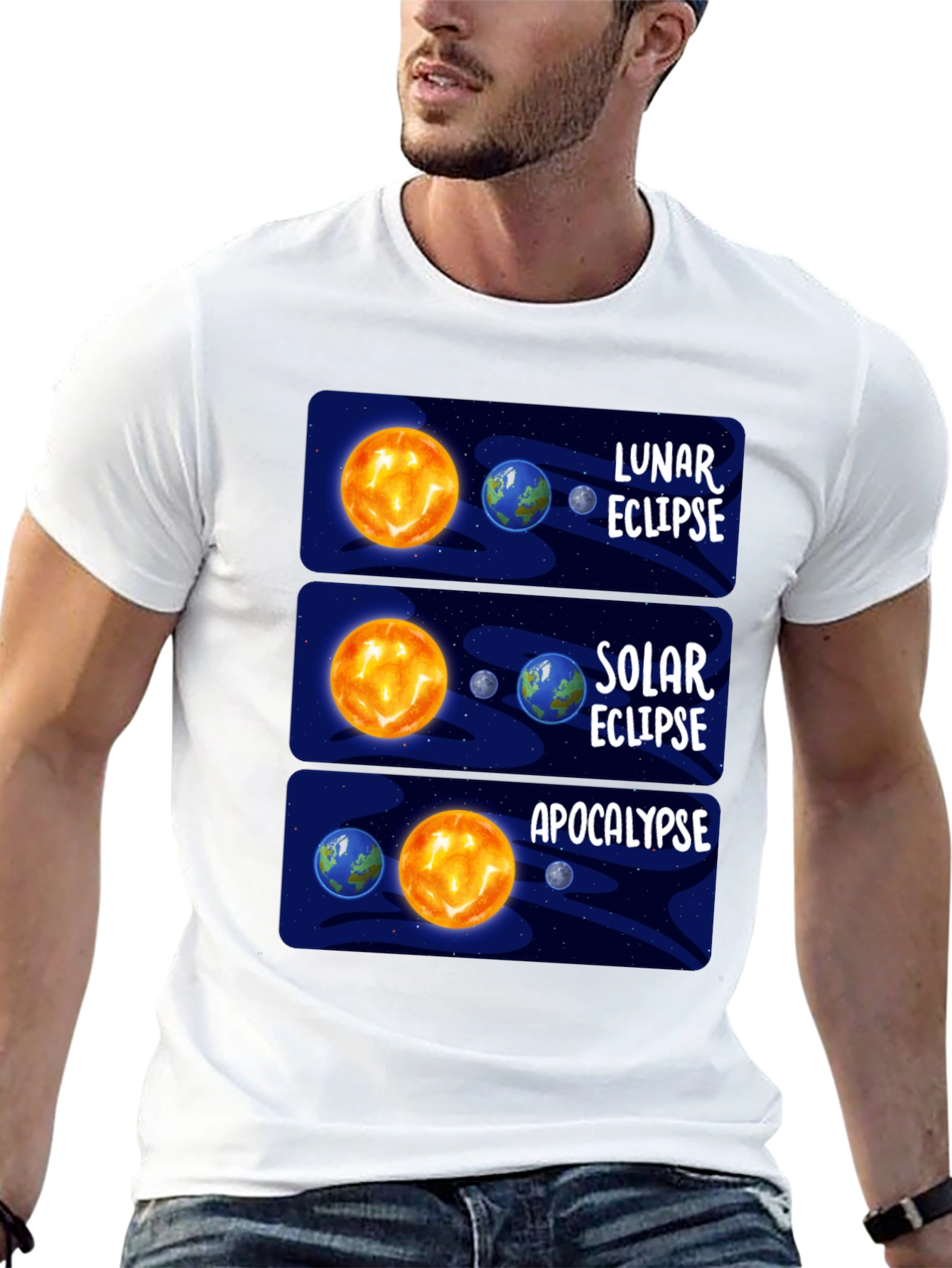 Eclipse T-Shirt: Lunar Solar Apocalypse