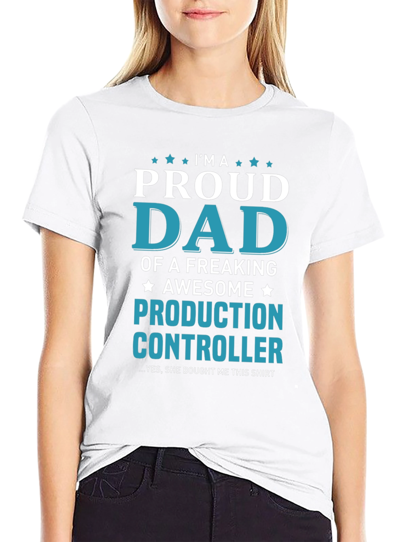 Proud Dad Production Controller T-Shirt