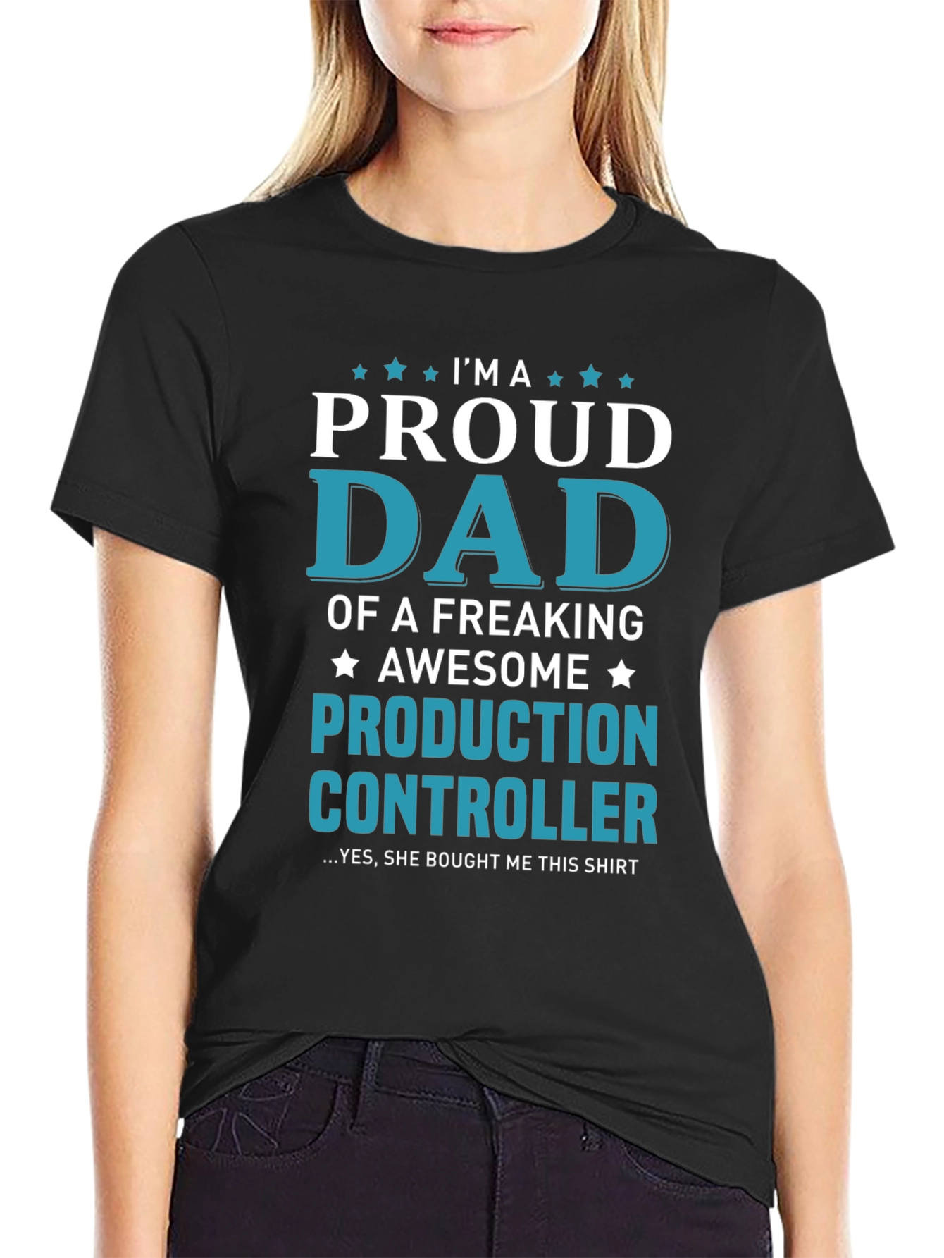 Proud Dad Production Controller T-Shirt