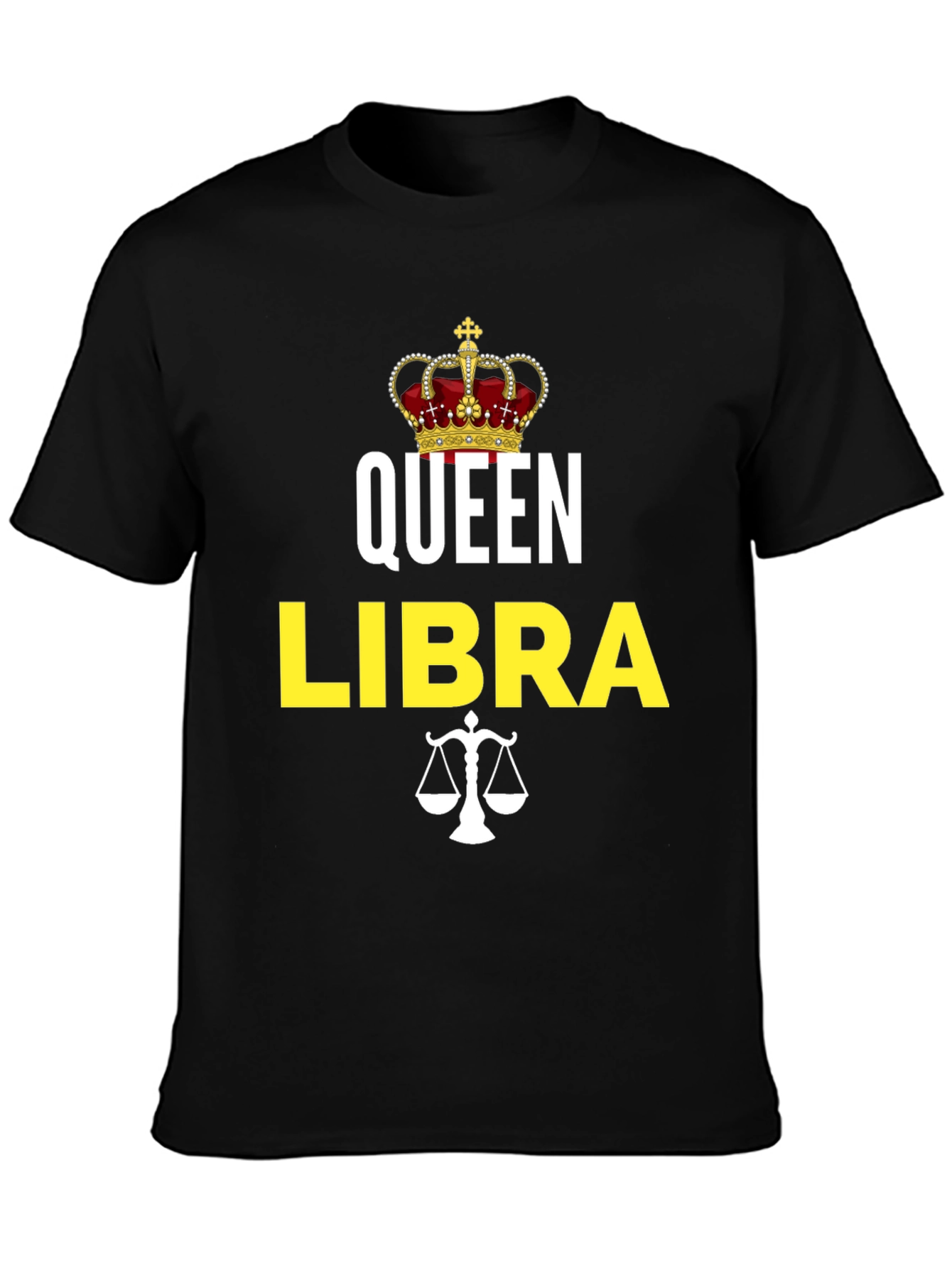 Queen Libra Zodiac Sign T-Shirt