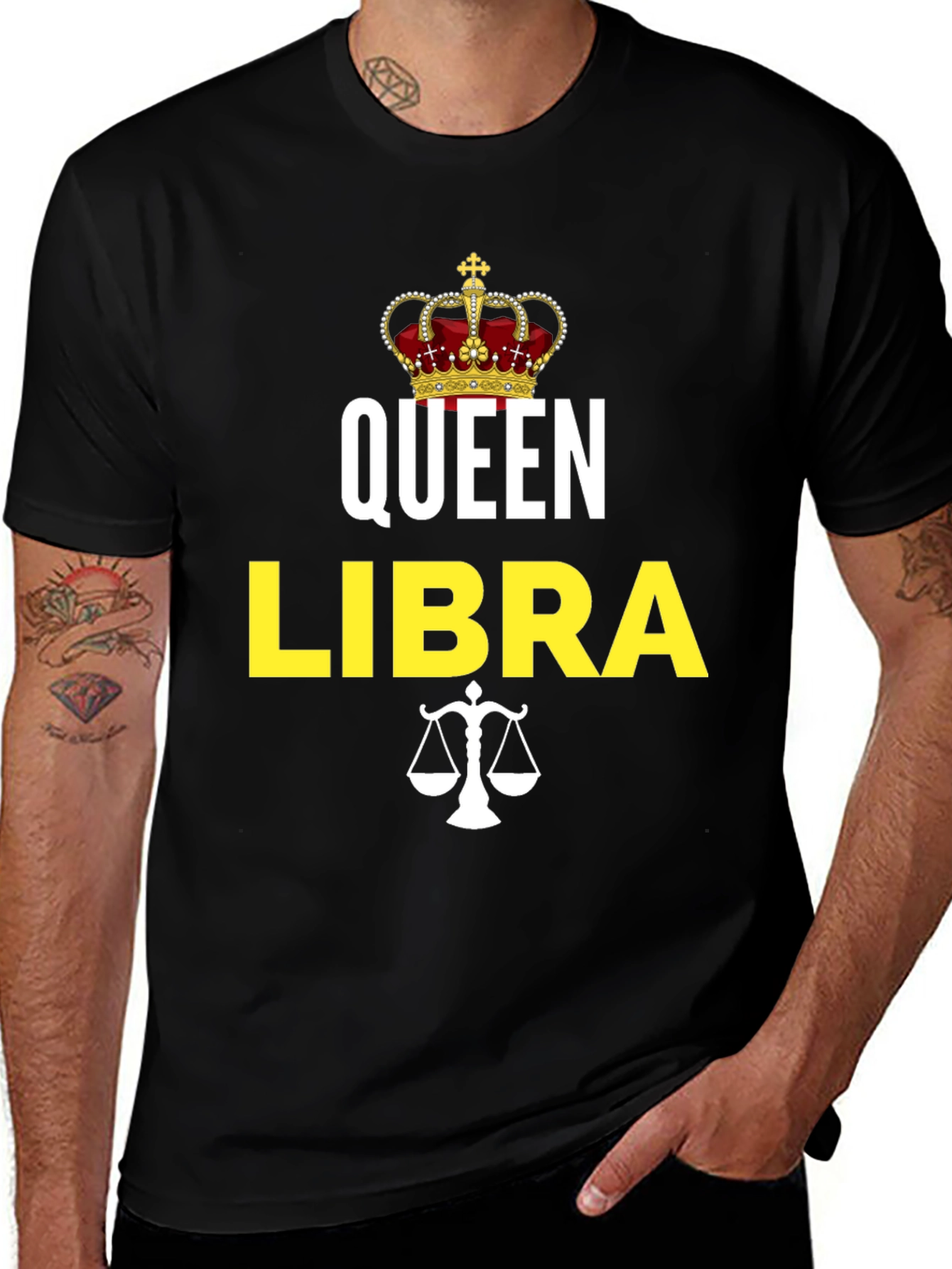 Queen Libra Zodiac Sign T-Shirt