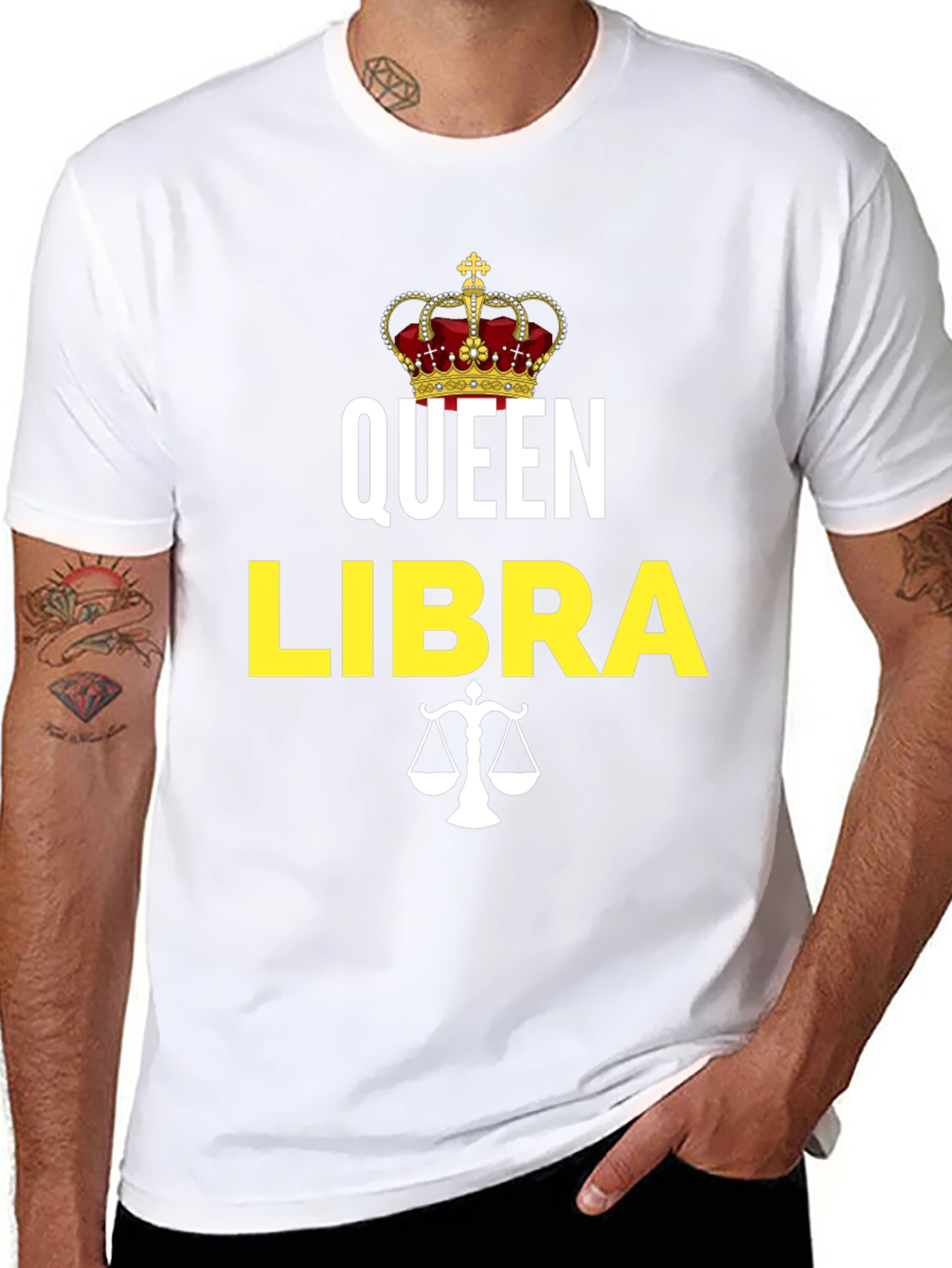 Queen Libra Zodiac Sign T-Shirt