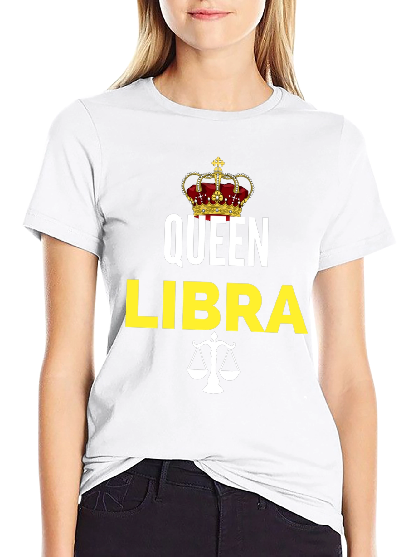 Queen Libra Zodiac Sign T-Shirt