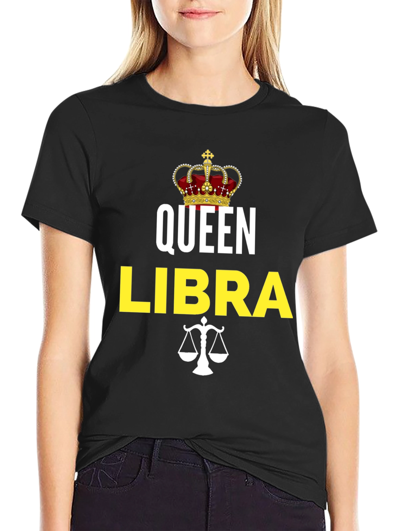 Queen Libra Zodiac Sign T-Shirt