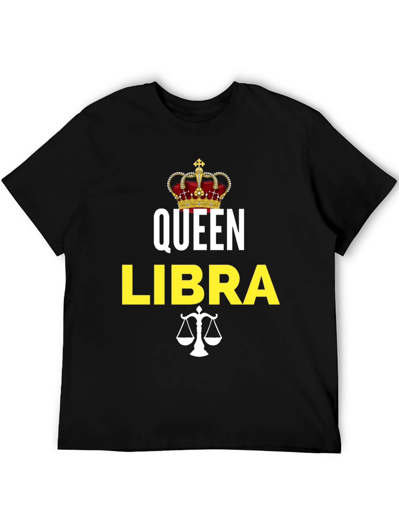 Queen Libra Zodiac Sign T-Shirt