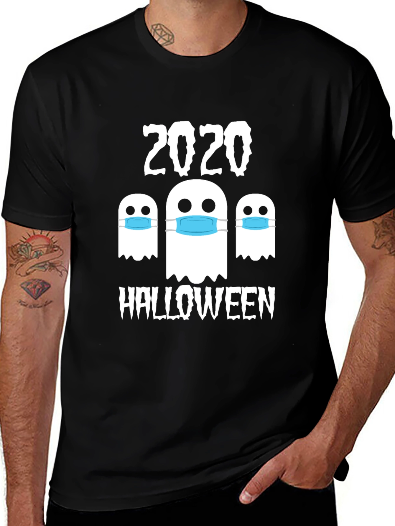 2020 Halloween Masked Ghost T-Shirt