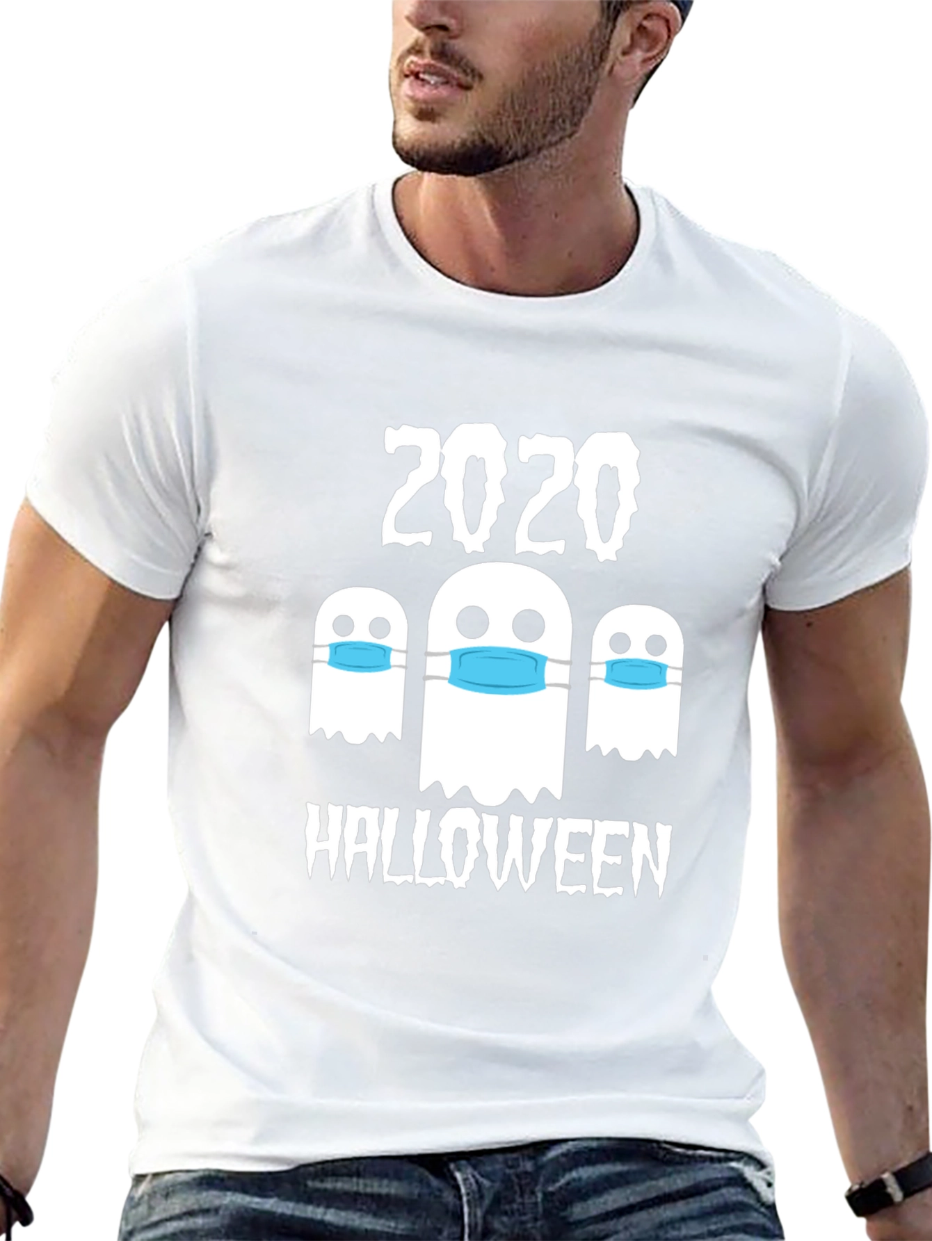 2020 Halloween Masked Ghost T-Shirt