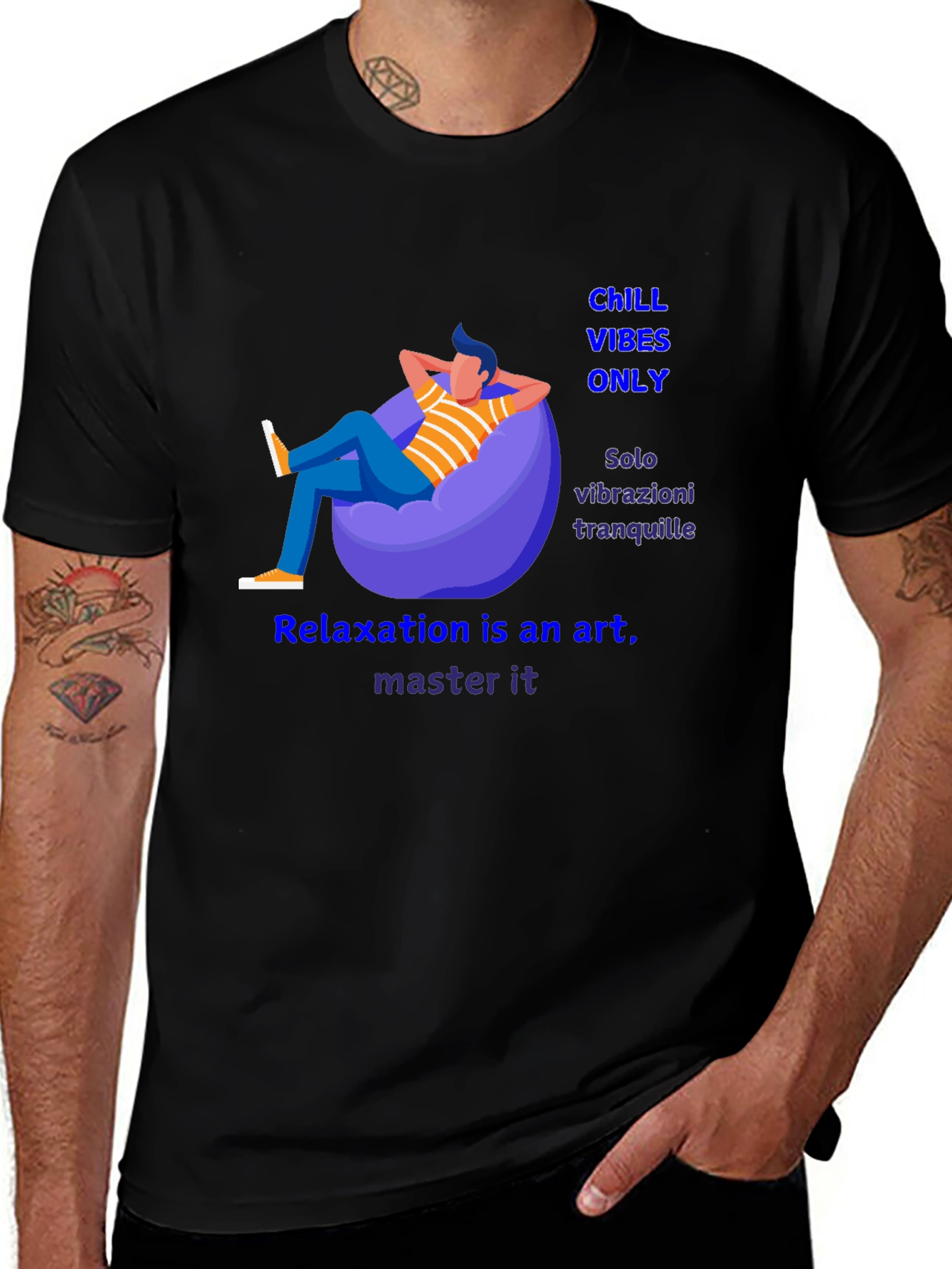 Chill Vibes Relaxation Graphic Tee