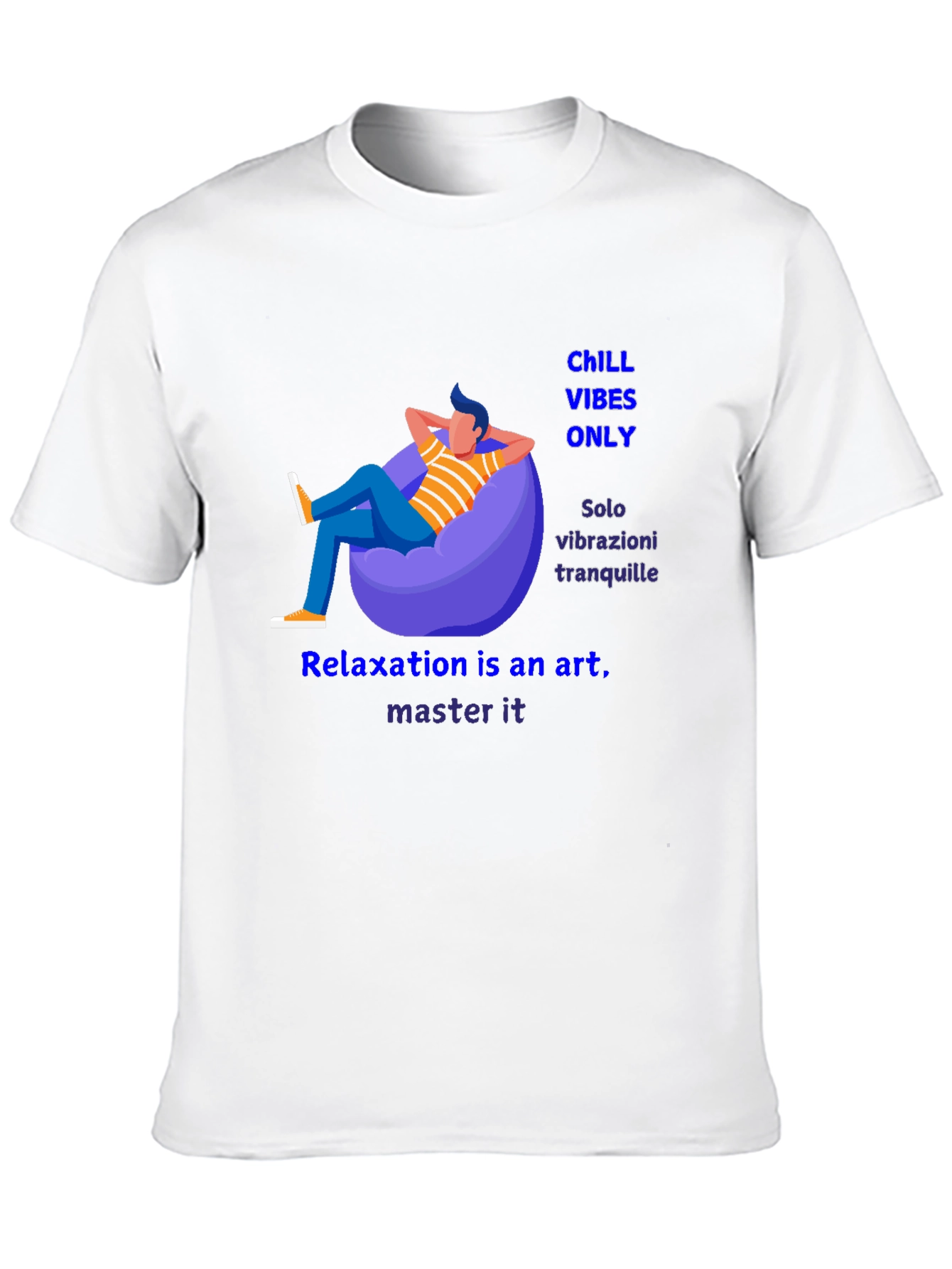Chill Vibes Relaxation Graphic Tee