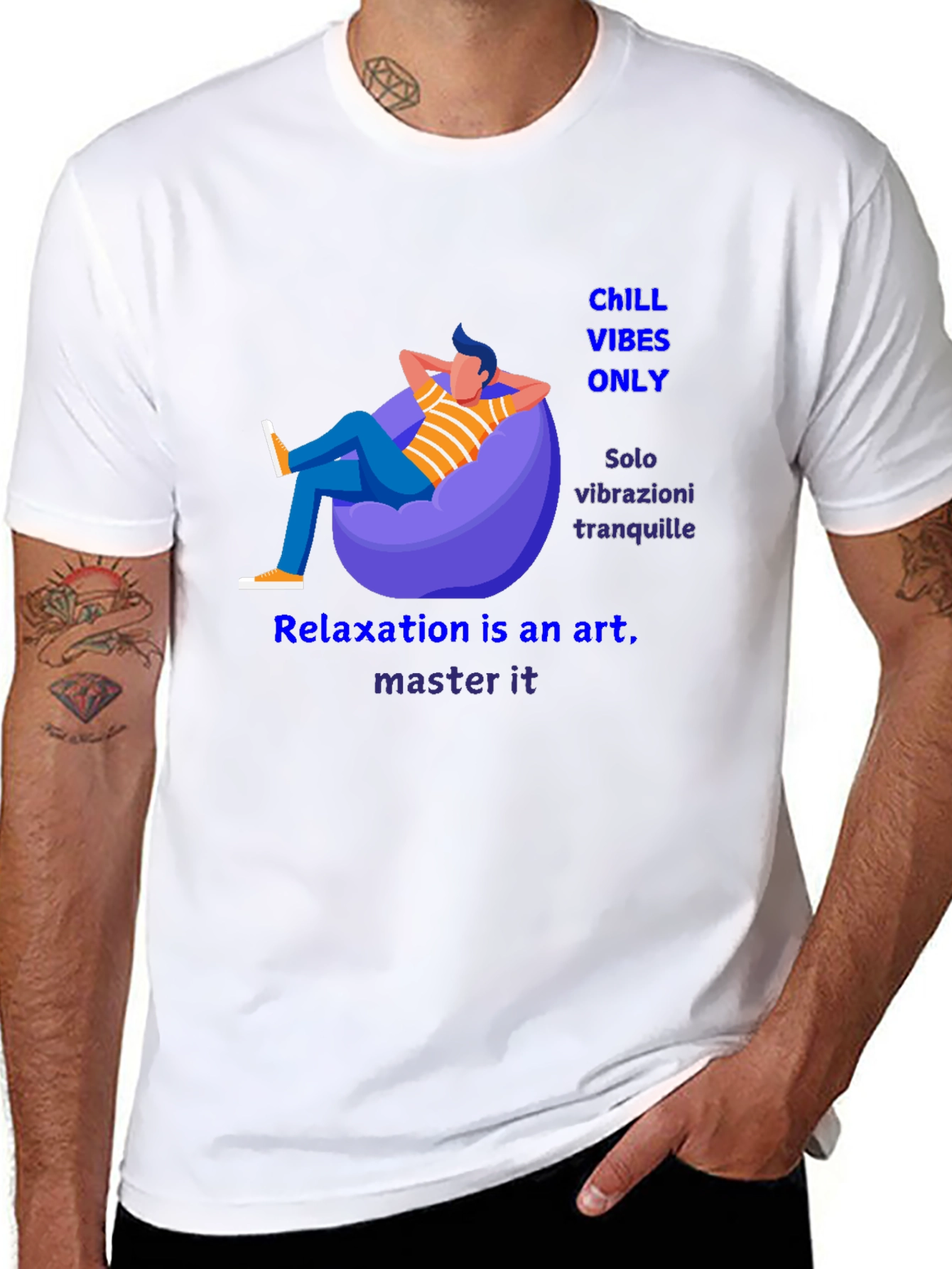 Chill Vibes Relaxation Graphic Tee