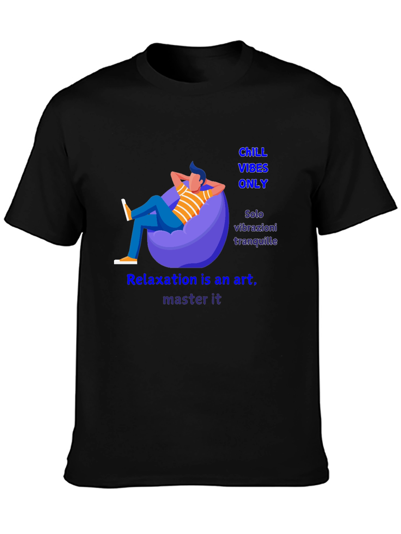 Chill Vibes Relaxation Graphic Tee