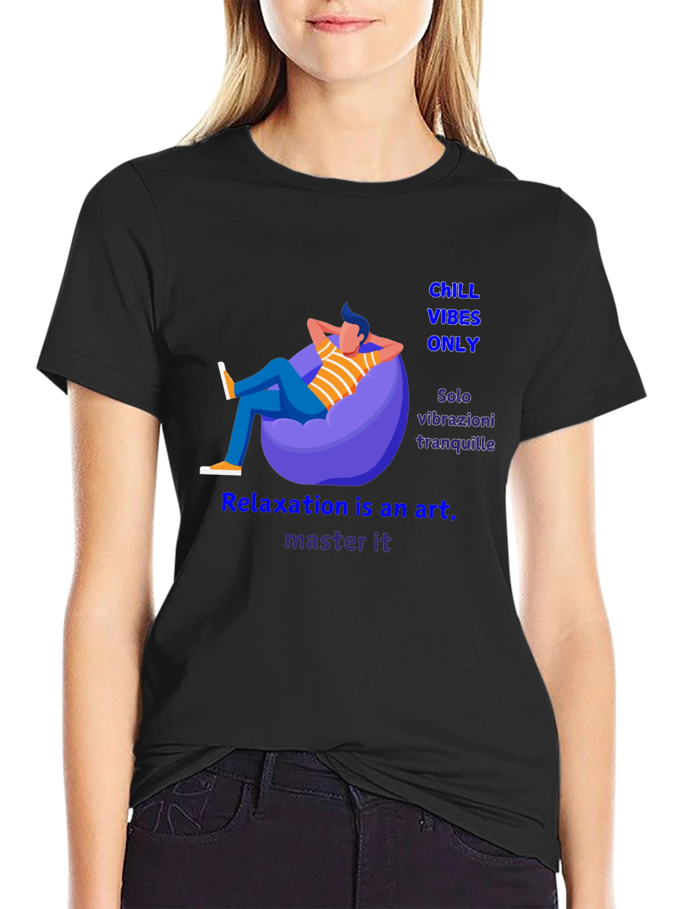 Chill Vibes Relaxation Graphic Tee