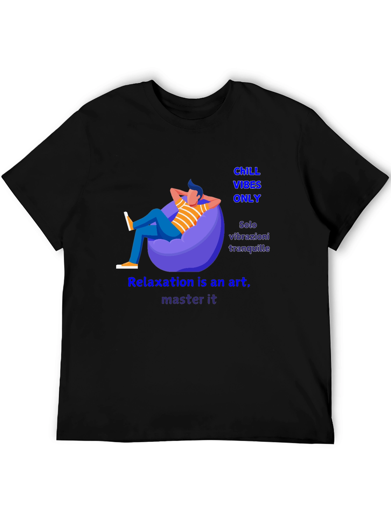 Chill Vibes Relaxation Graphic Tee