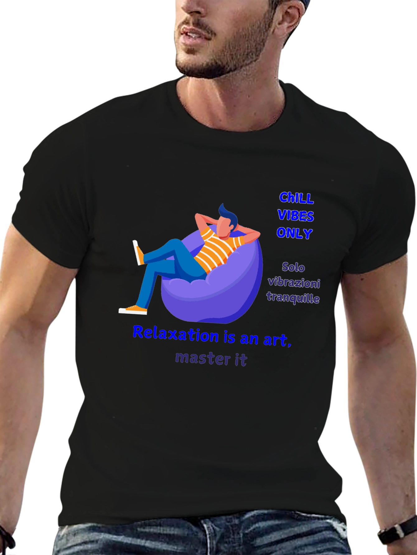 Chill Vibes Relaxation Graphic Tee