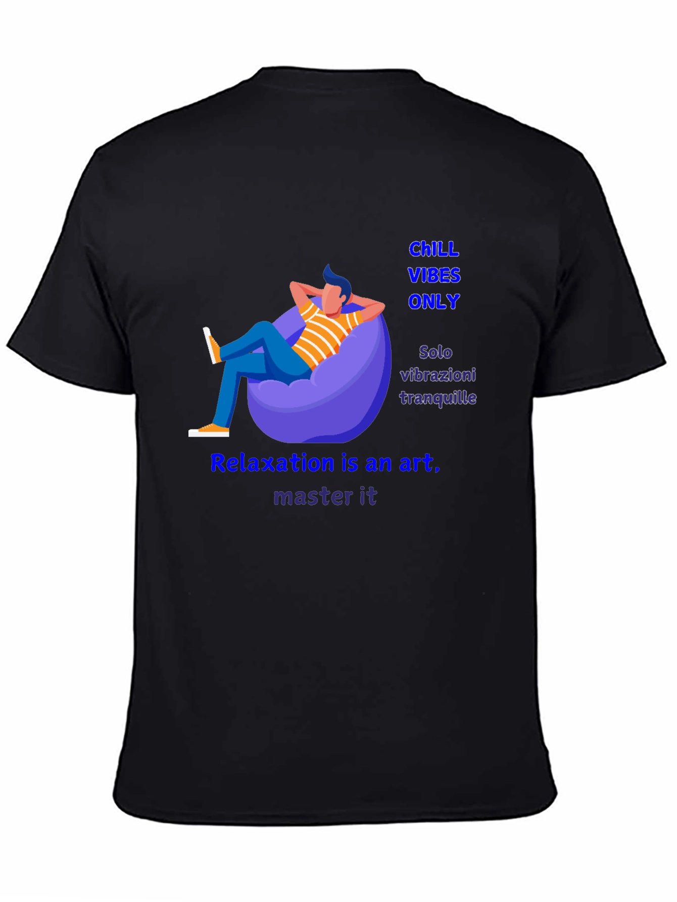 Chill Vibes Relaxation Graphic Tee