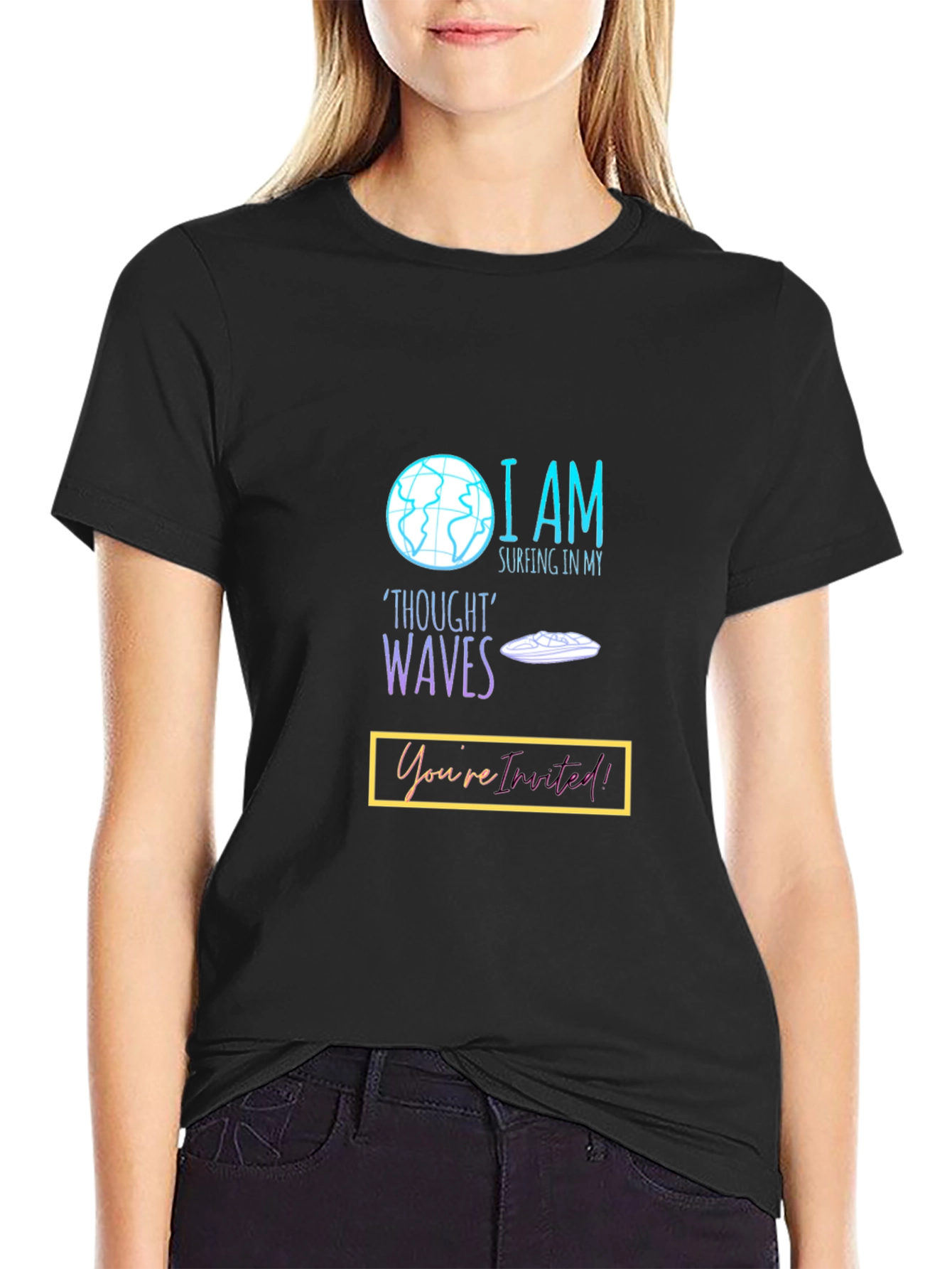 Surfing Thought Waves T-Shirt