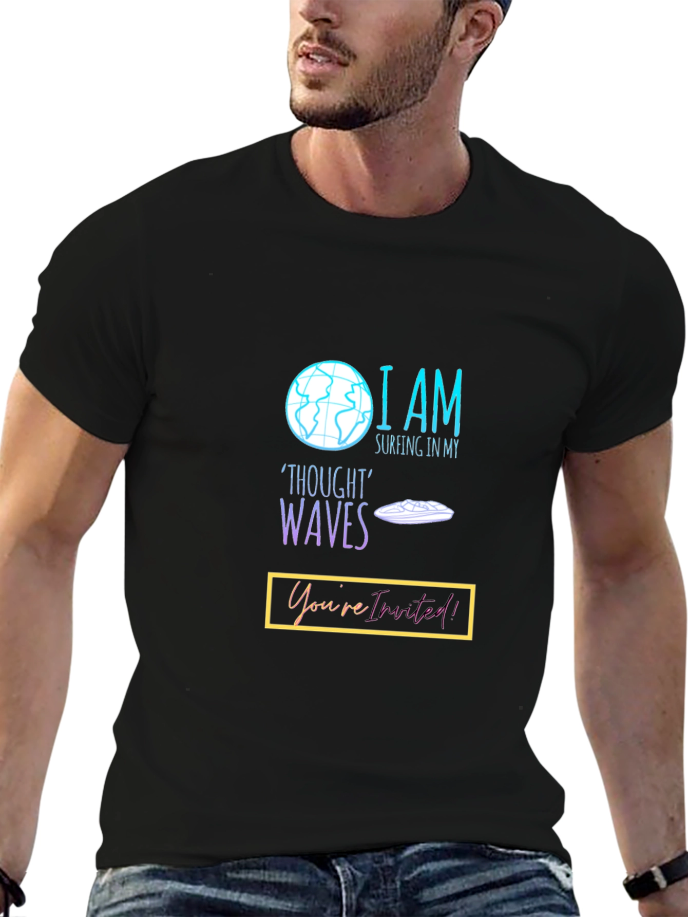 Surfing Thought Waves T-Shirt