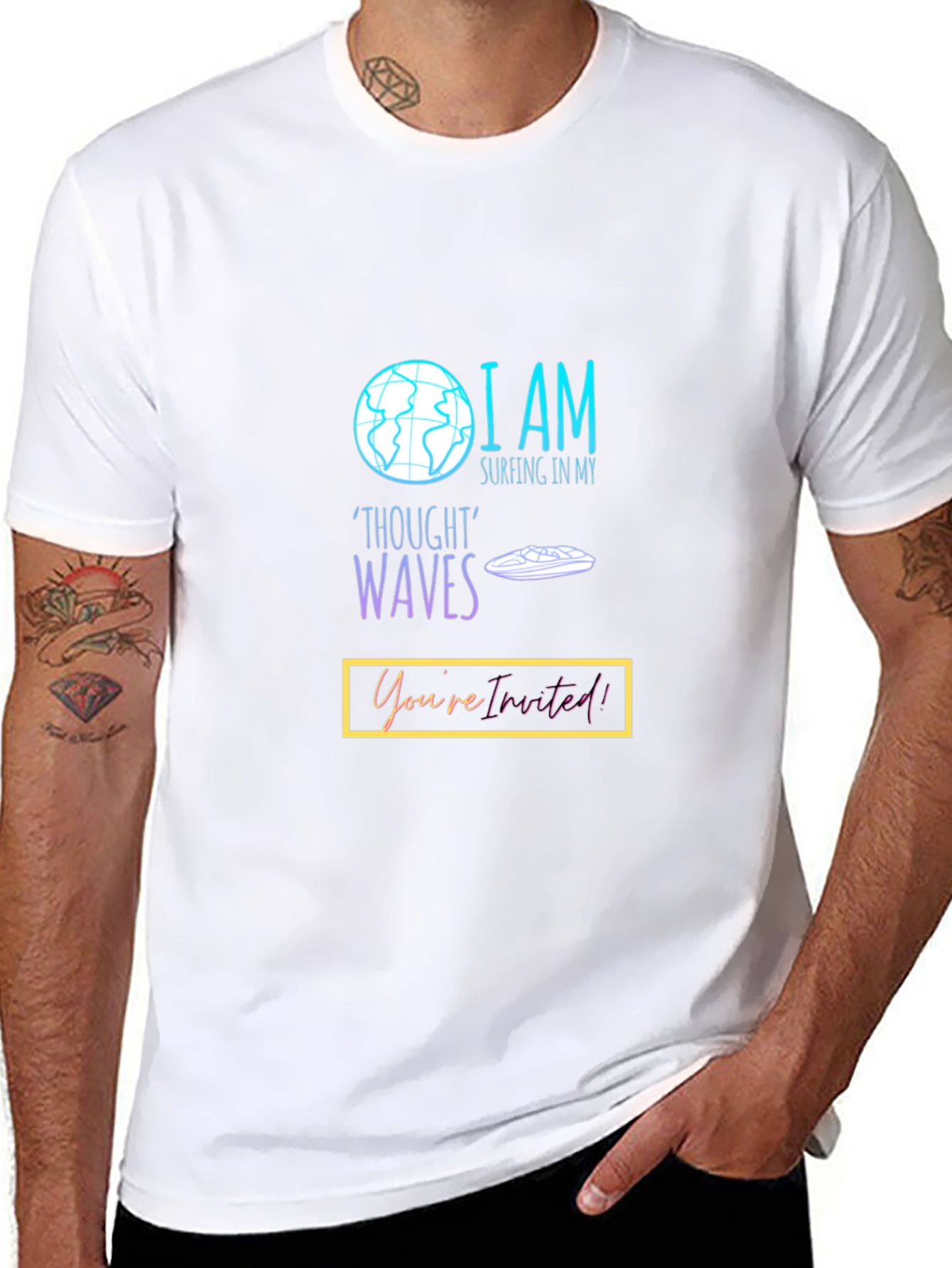 Surfing Thought Waves T-Shirt