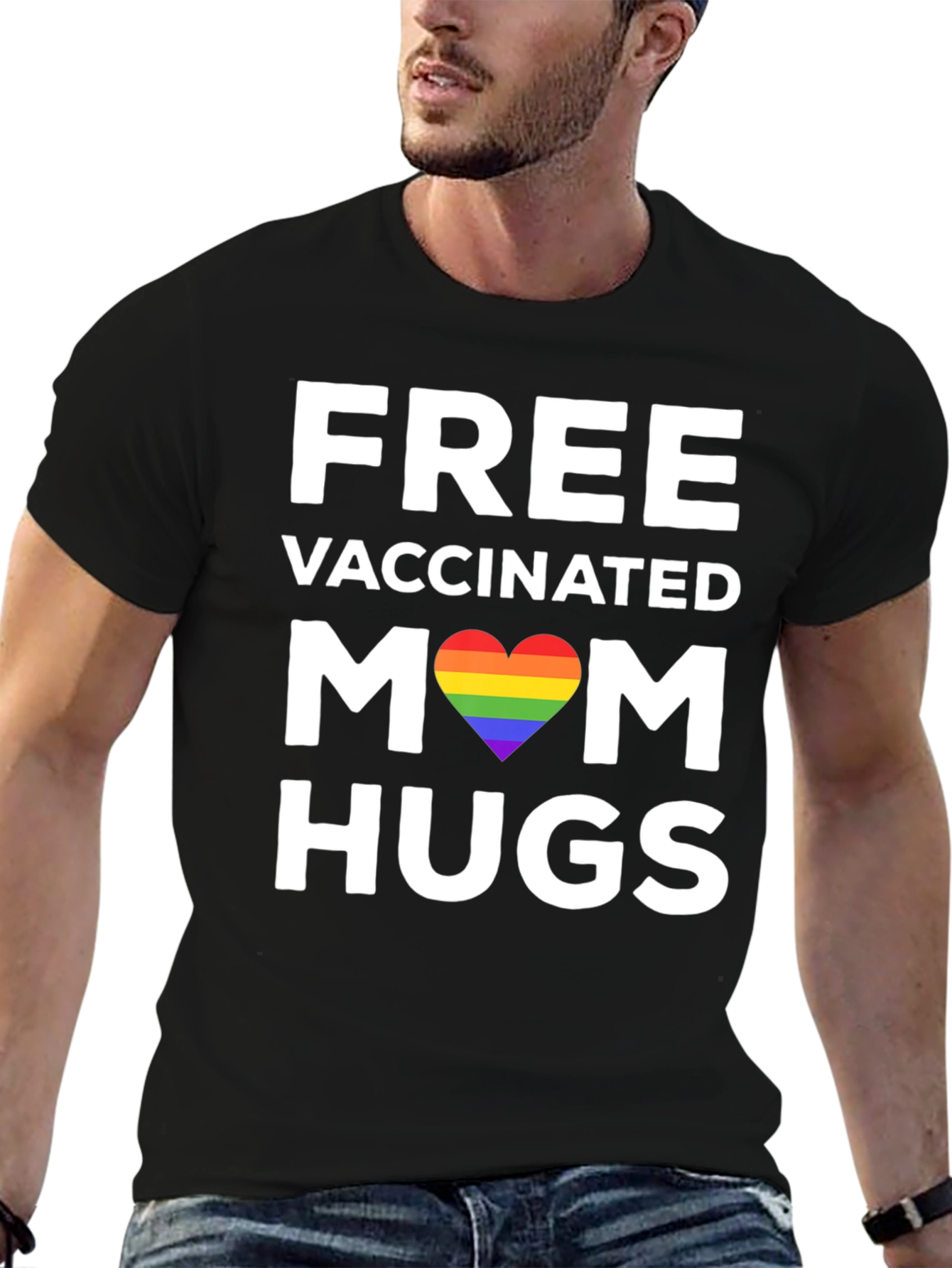 Vaccinated Mom Pride Hugs T-Shirt