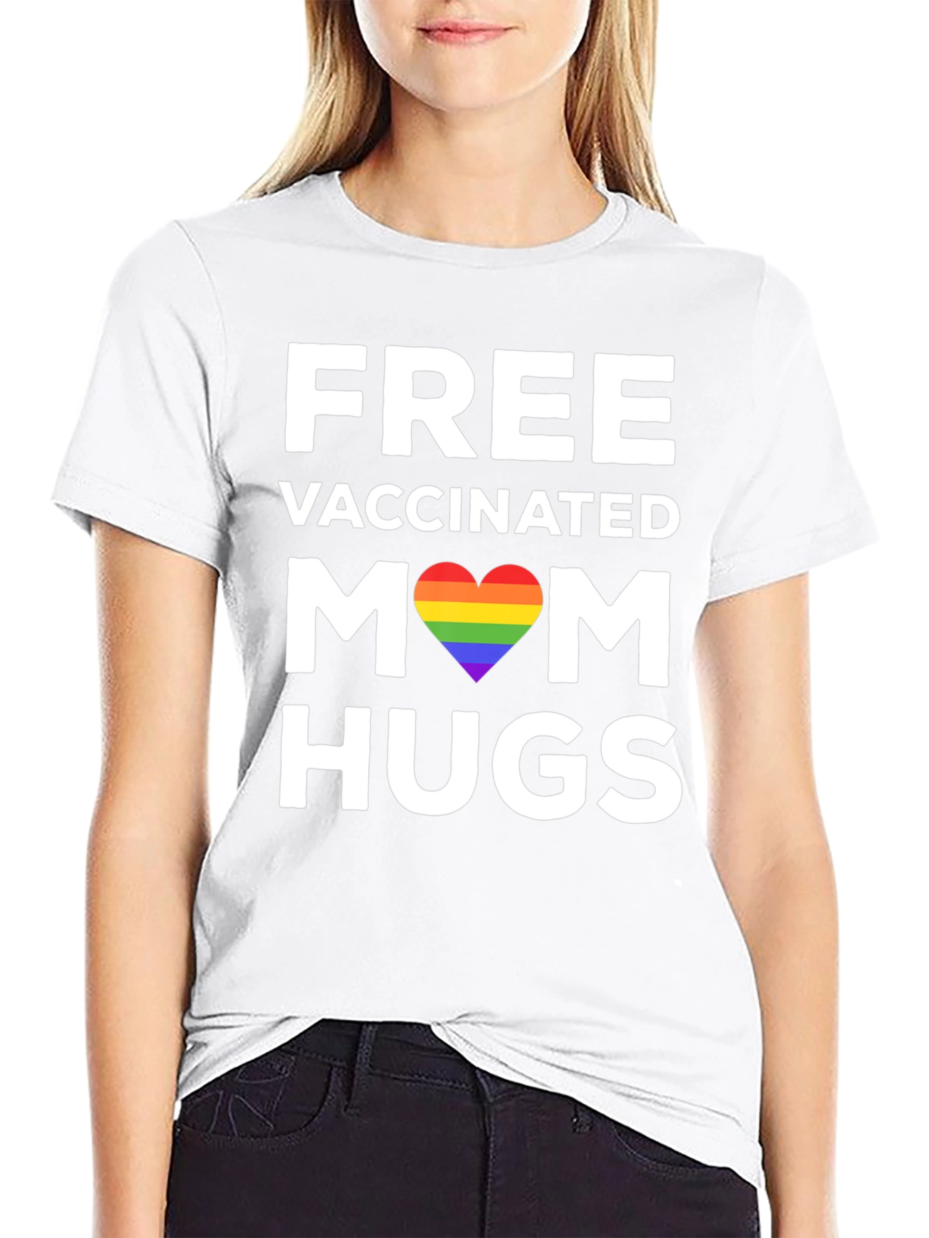 Vaccinated Mom Pride Hugs T-Shirt