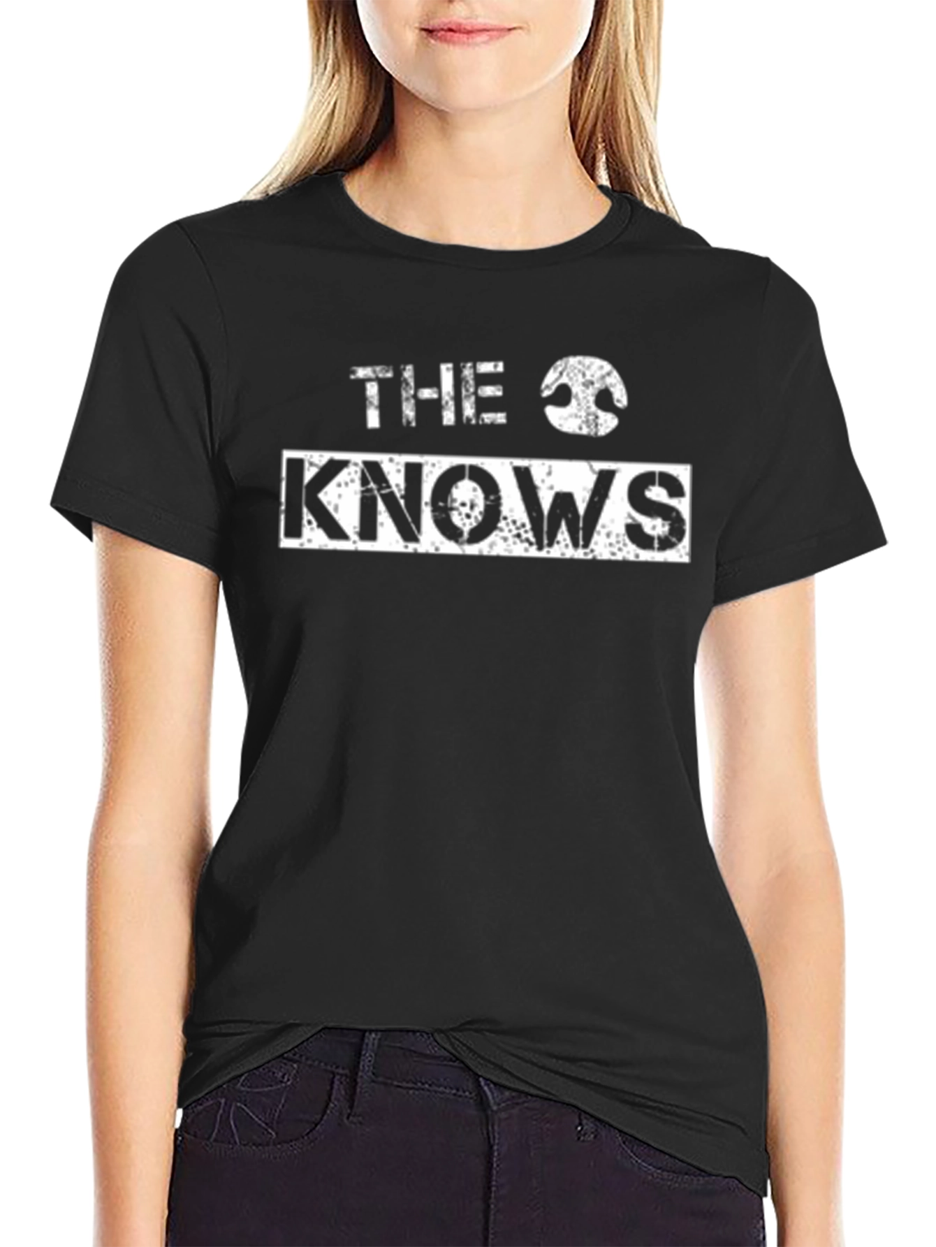 The Knows Black T-Shirt