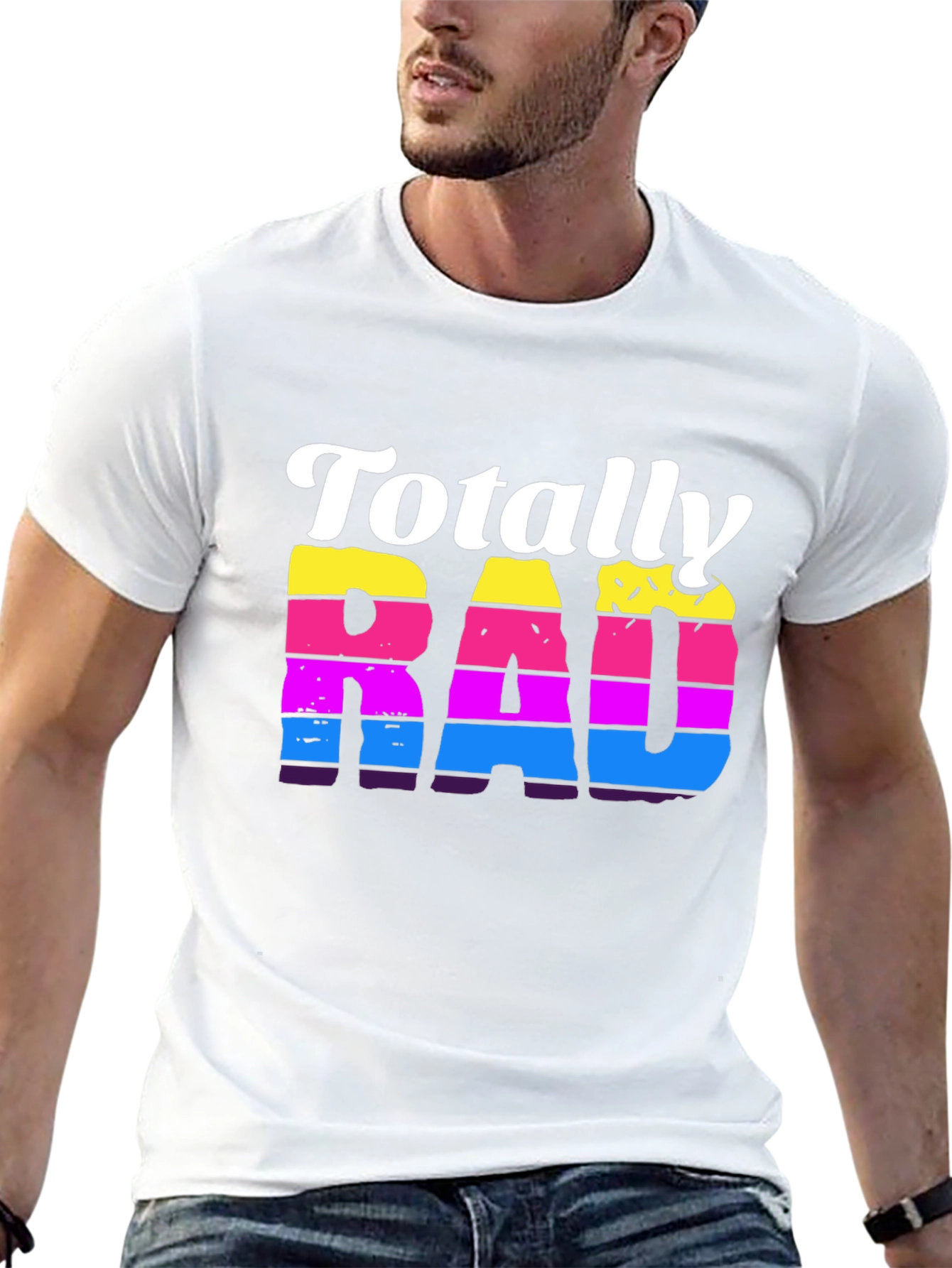 Totally Rad Retro Graphic Tee - 80s Style