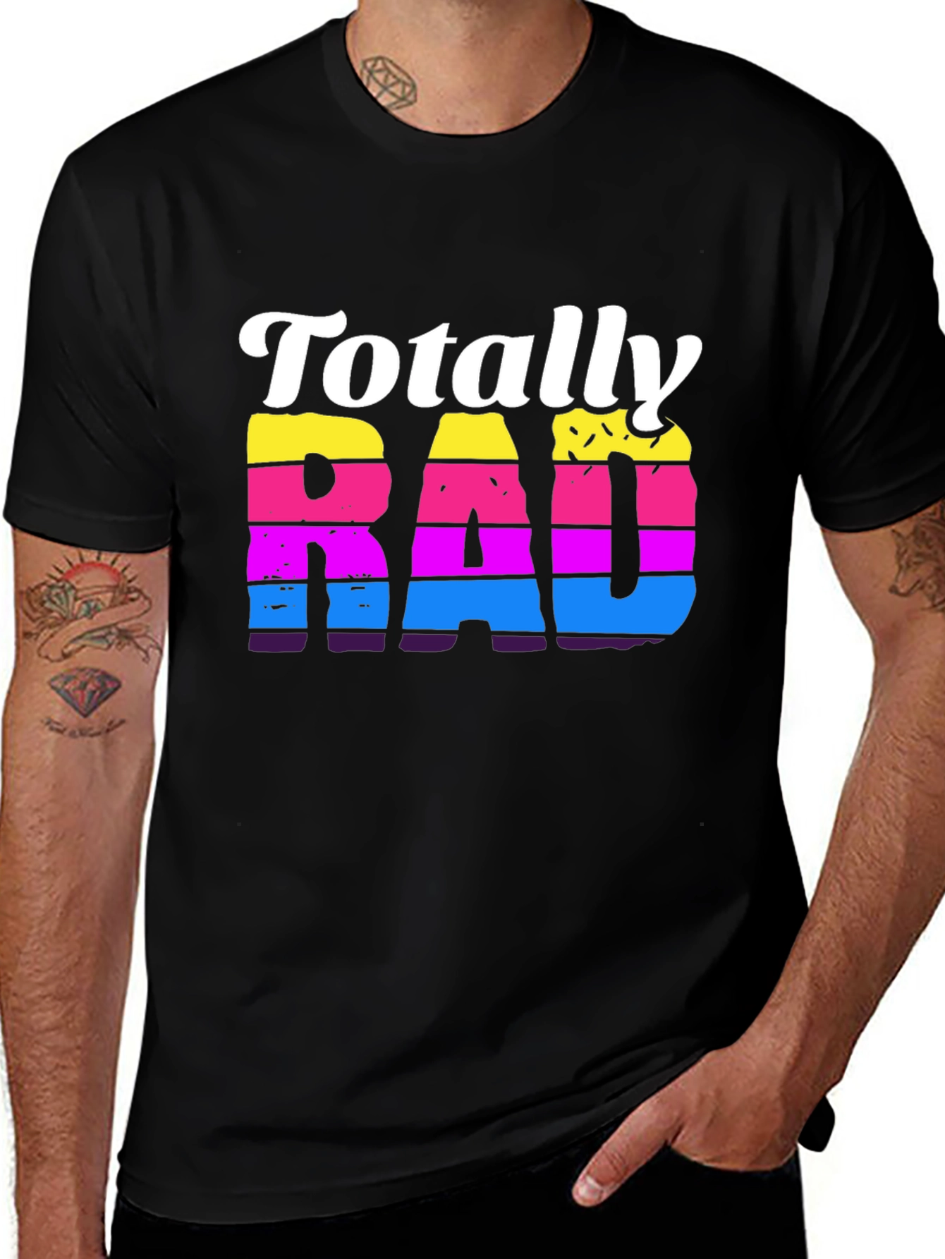 Totally Rad Retro Graphic Tee - 80s Style
