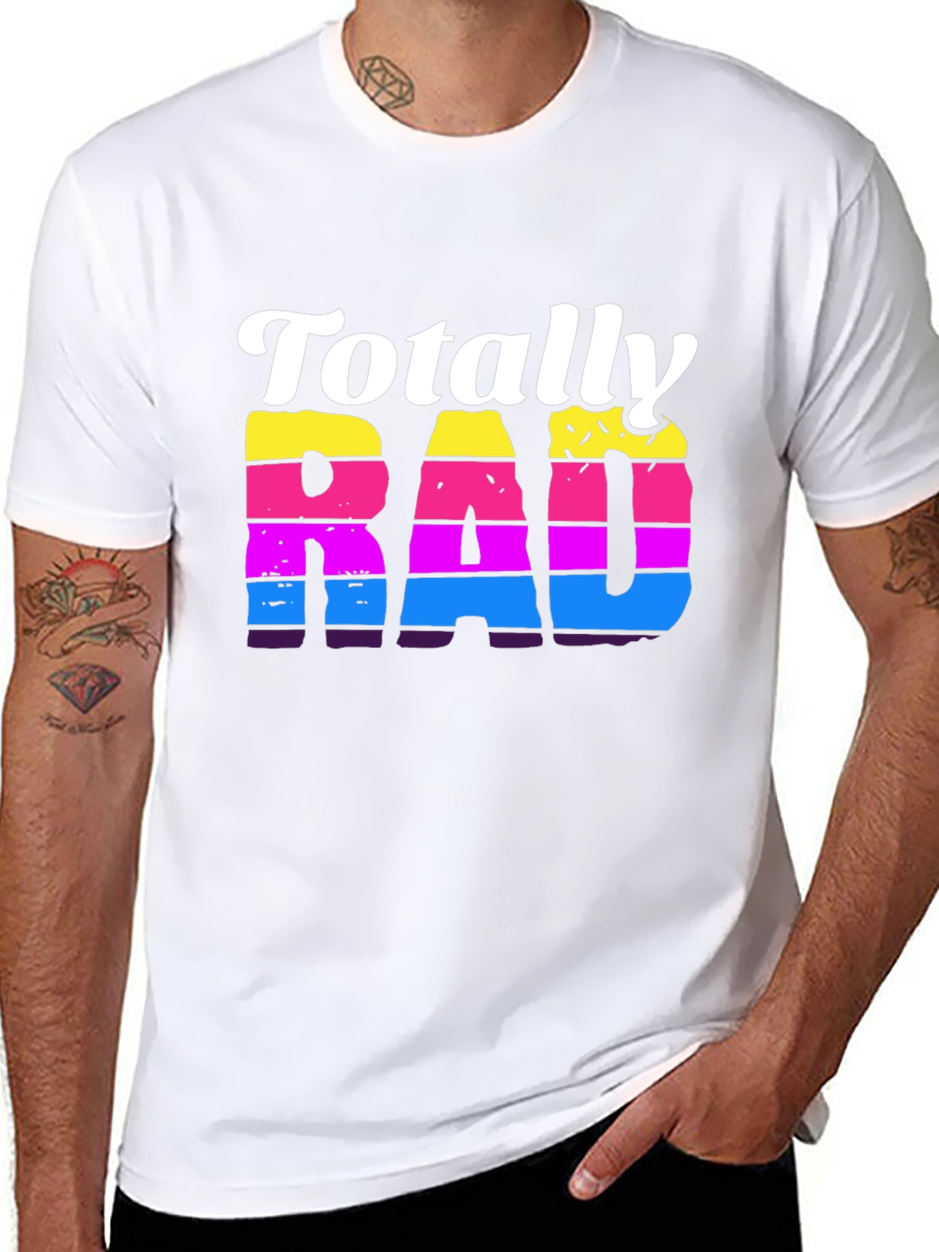 Totally Rad Retro Graphic Tee - 80s Style